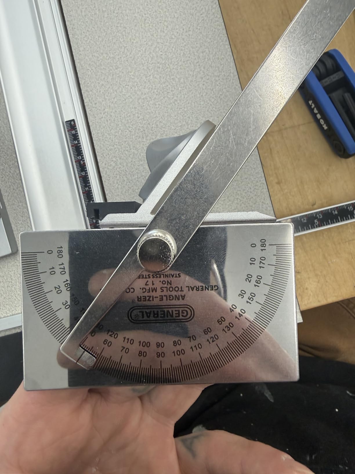 General Tools Square Head Protractor & Angle Finder for Carpentry & Framing customer photo 2