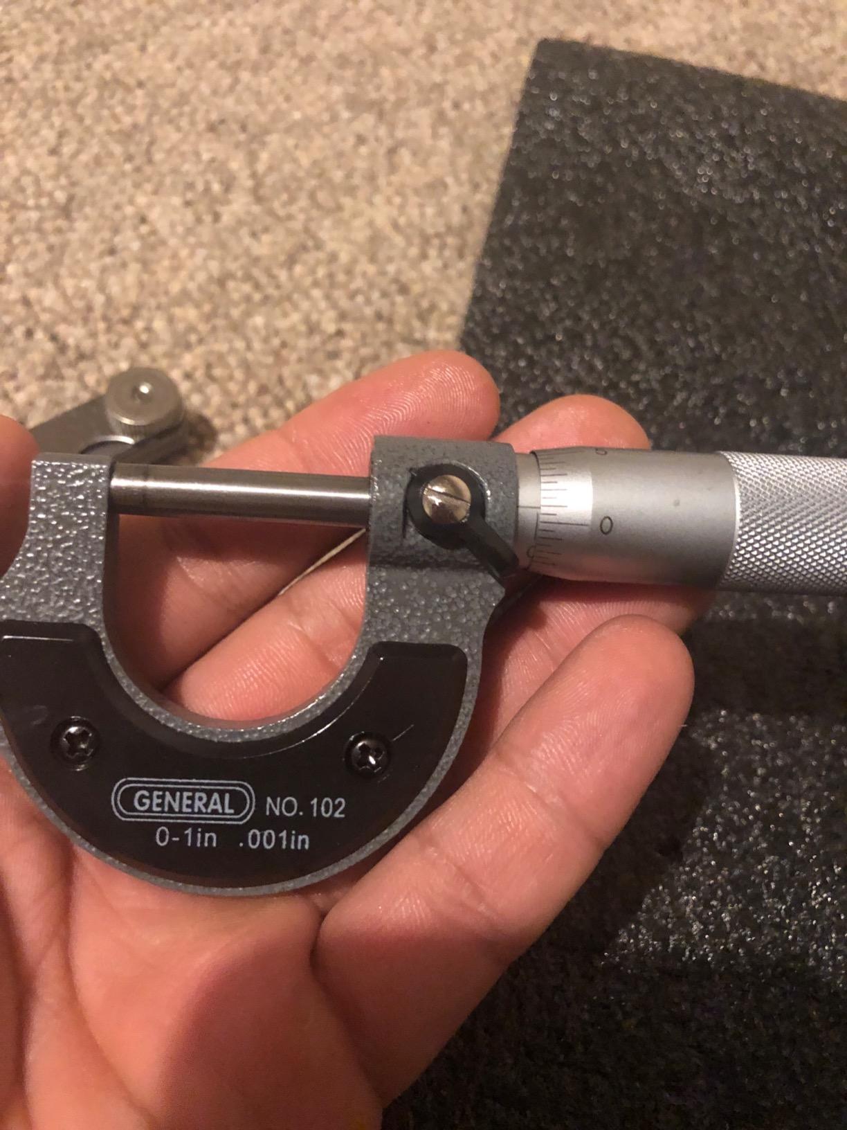 General Tools 102 0-Inch to 1-Inch .001-Inch Graduation Micrometer customer photo 2