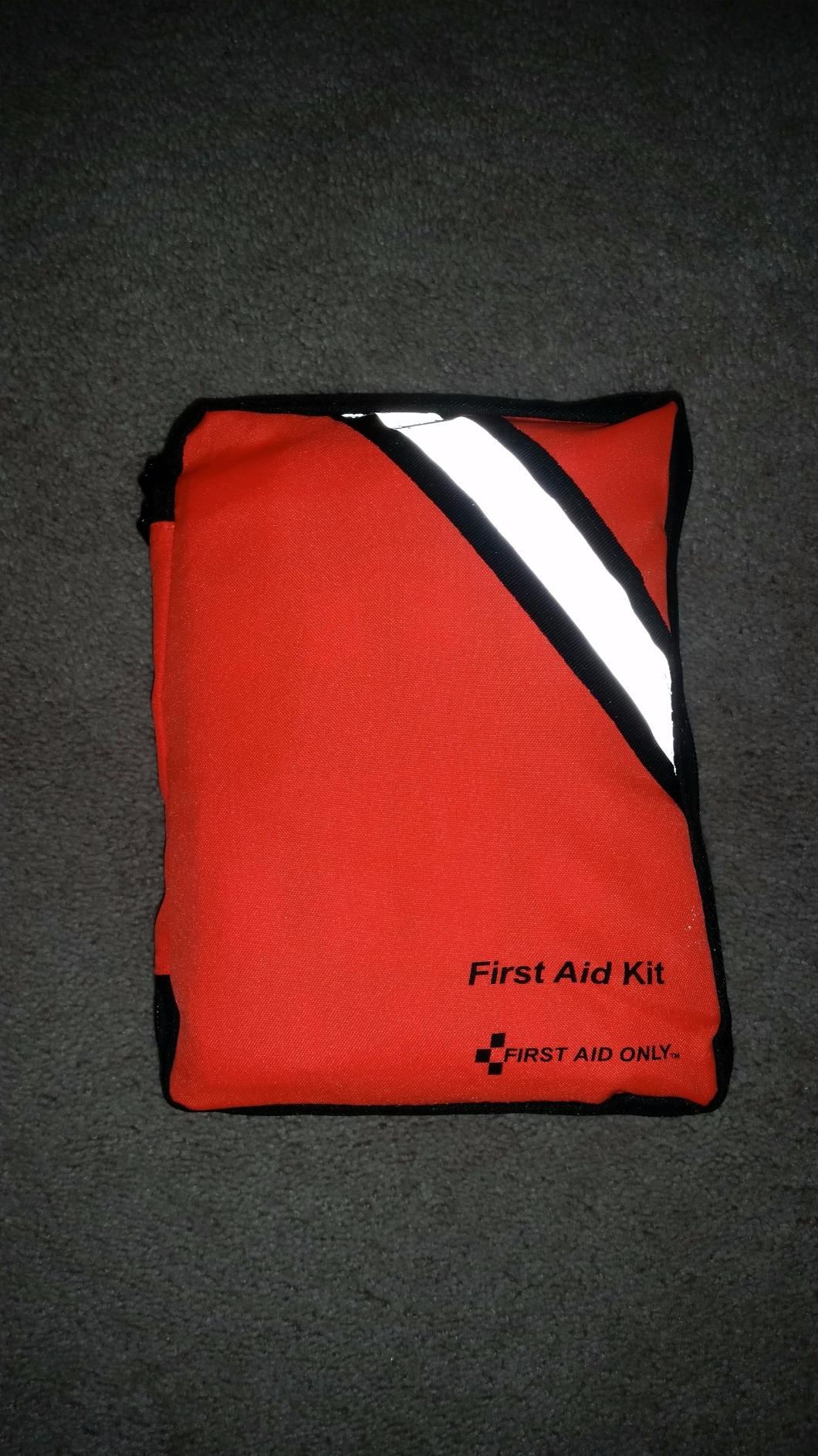 First Aid Only 298 Piece All-Purpose Emergency First Aid Kit for Home, Office, Car, Apartment, Dorm, and Camping, Travel-Friendly Compact Pouch Fits in Backpacks, Suitcases, Cabinets, and Drawers customer photo 1