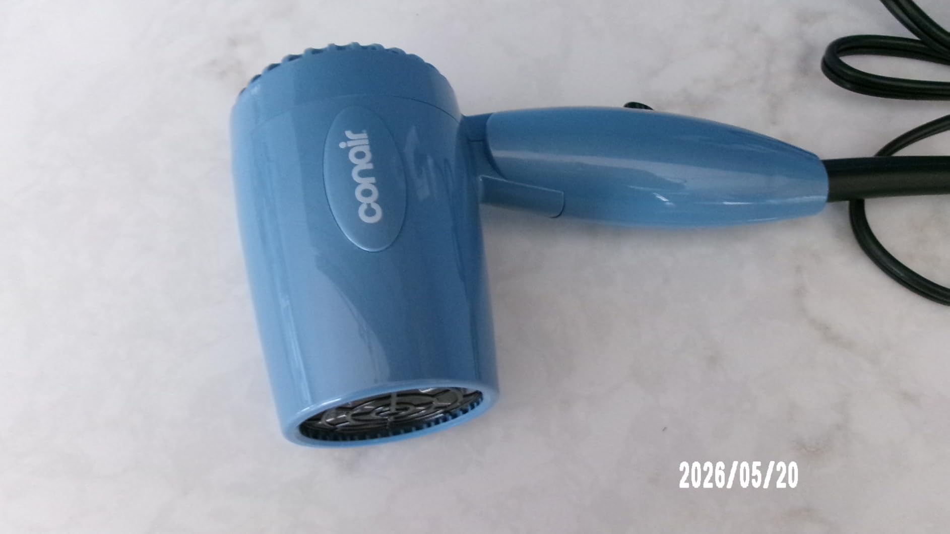Conair Dual Voltage Hair Dryer, Compact Folding Handle Design, 1600W customer photo 1