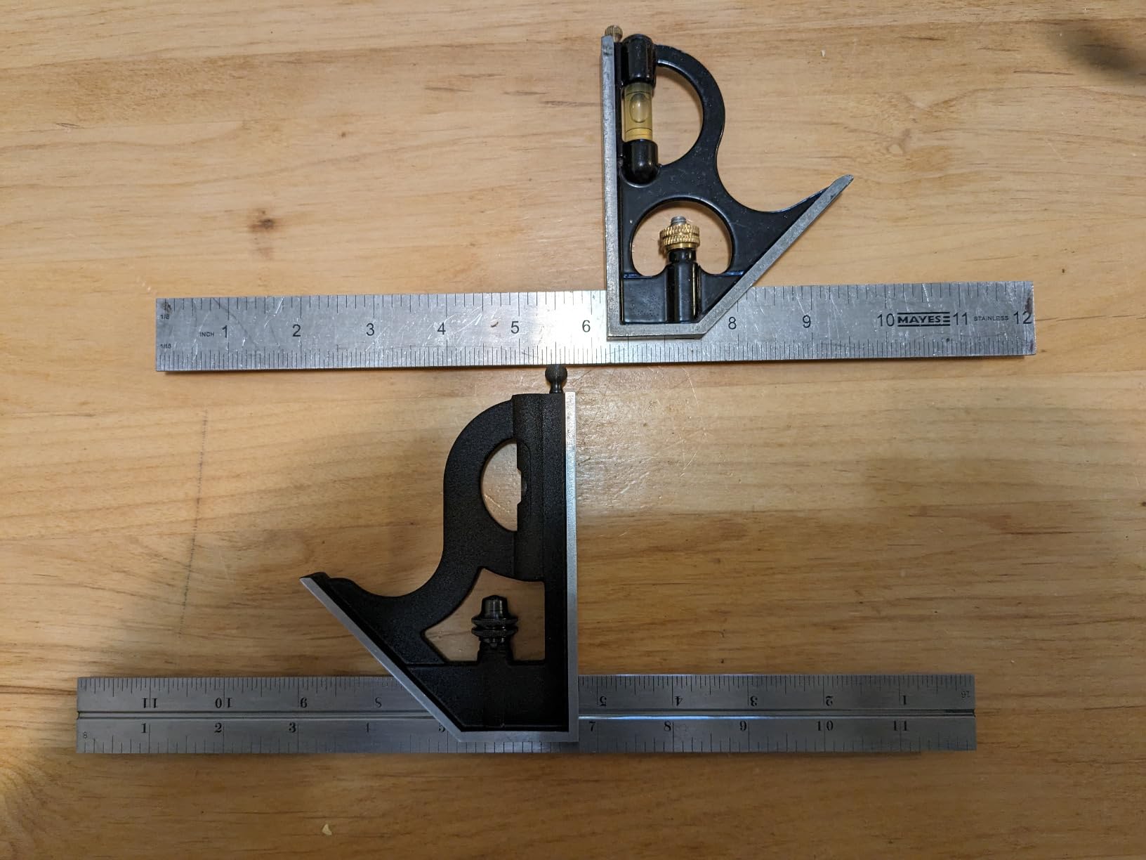 Starrett Steel Combination Square with Square Head, 12