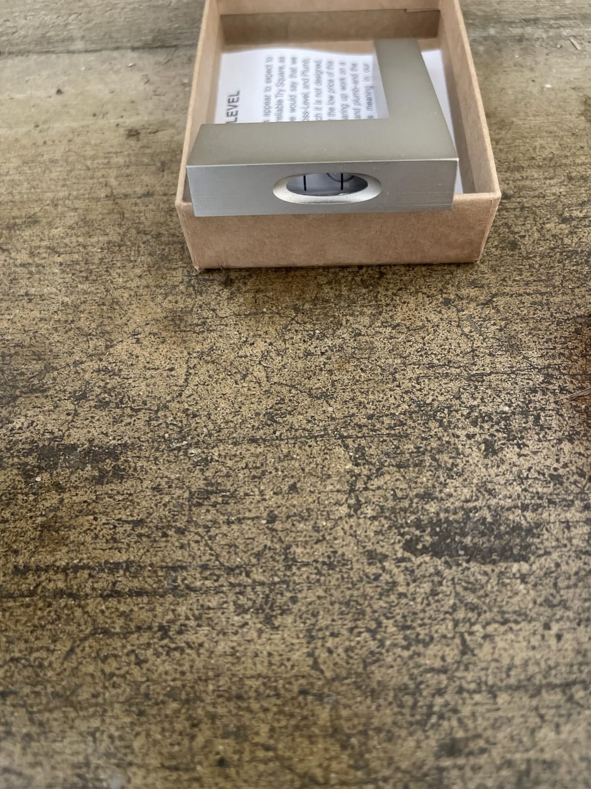 Starrett Cross Test Level and Plumb, 3 x 0.5 x 0.5