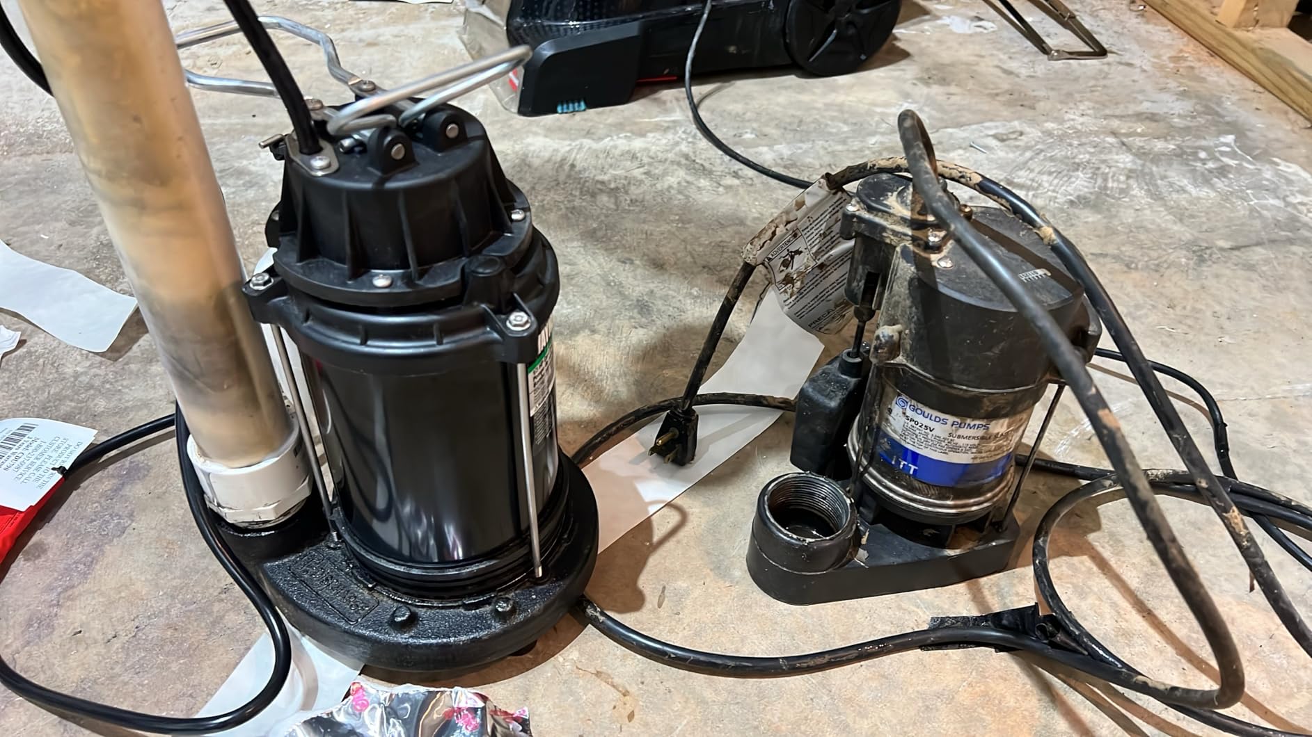 WAYNE CDU790 1/3 HP Submersible Water Pump, Heavy Duty Basement Sump Pump customer photo 1