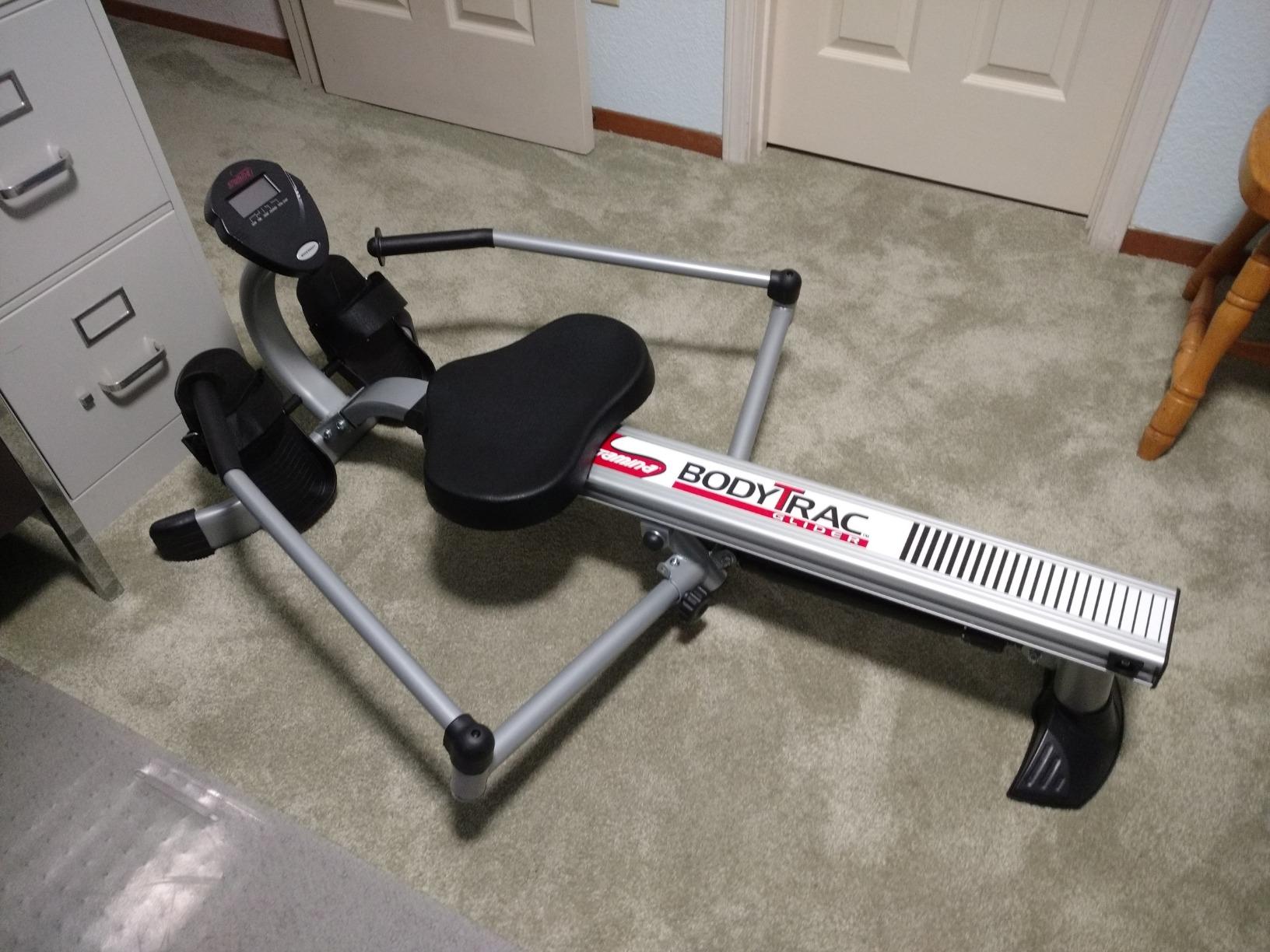 Stamina Hydraulic Rowing Machine, BodyTrac Glider with Cylinder Resistance, 250 Lbs - Home and Gym Exercise Equipment - Ideal for Fitness Training and Body Workout customer photo 2