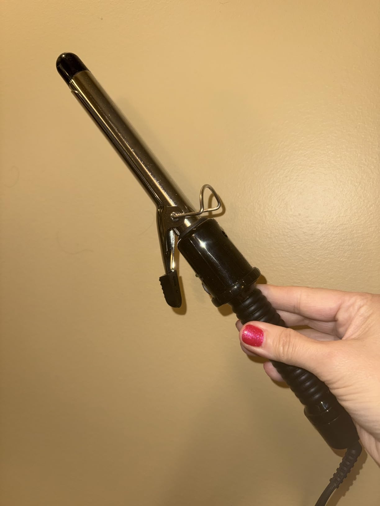 Conair Curling Iron, Short to Medium Hair, 3/4-in. Barrel, Black/Silver customer photo 1