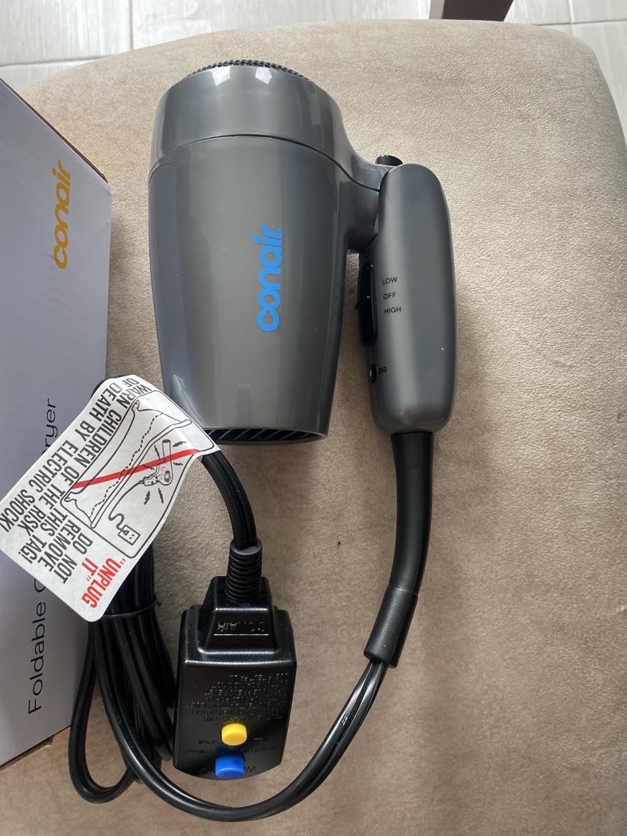 Conair 1875 Watt Travel Hair Dryer customer photo 1