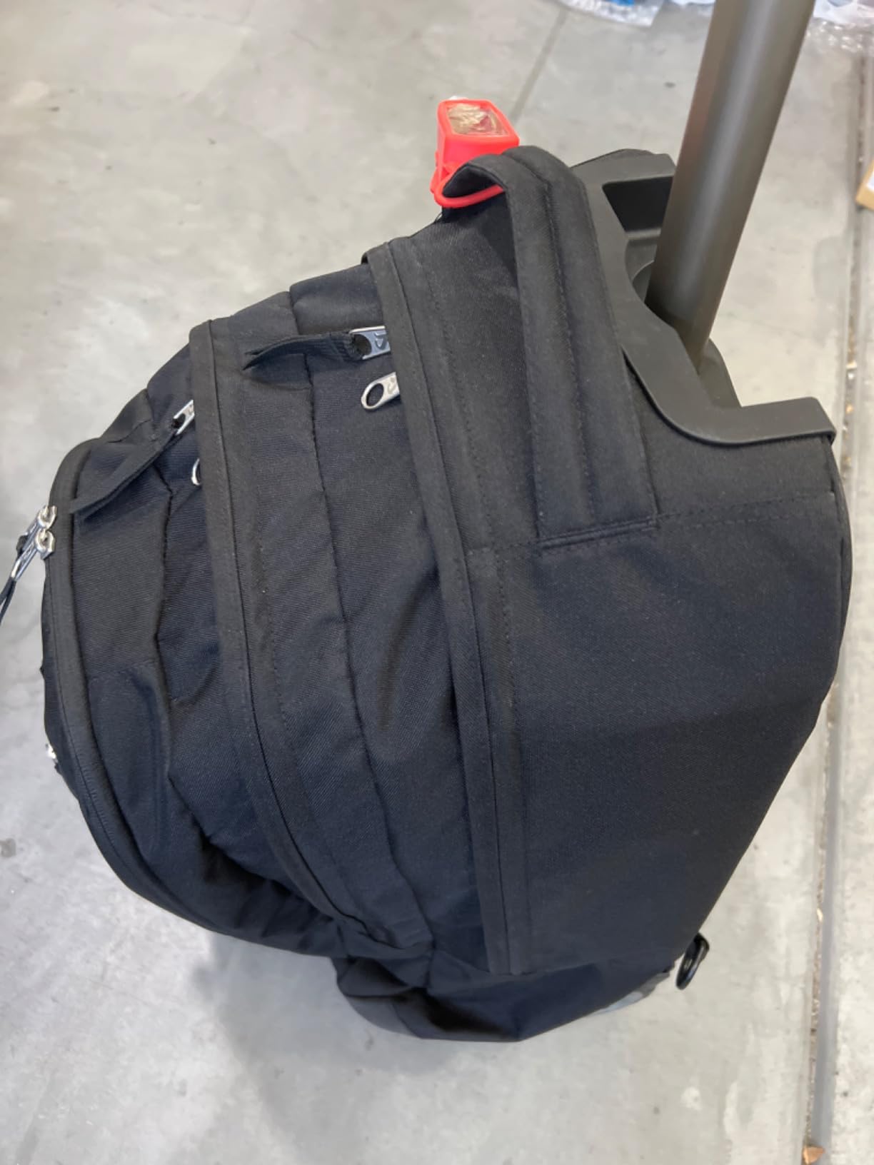 JanSport Driver 8 Rolling Backpack - Wheeled Travel Bag with 15-Inch Laptop Sleeve, One Size, Navy customer photo 1
