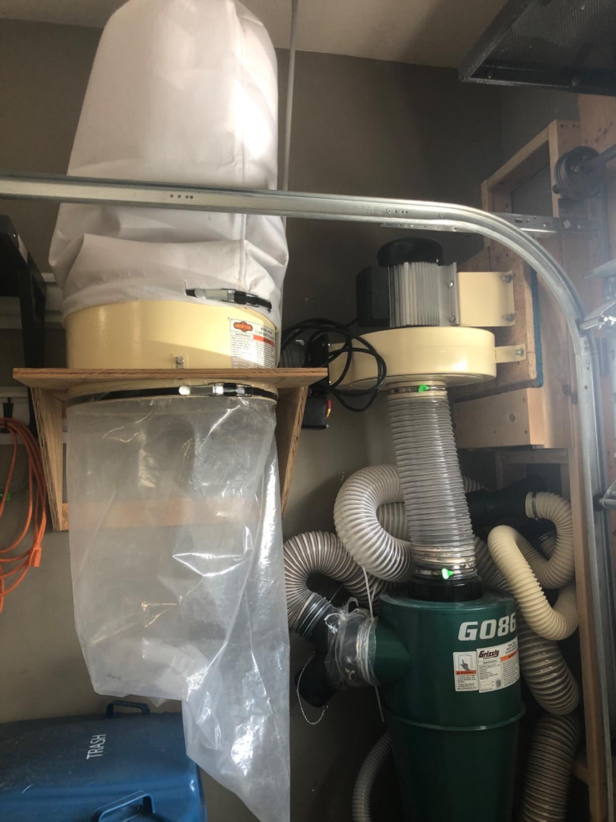 Shop Fox W1685-1-1/2 HP Dust Collector,White customer photo 1