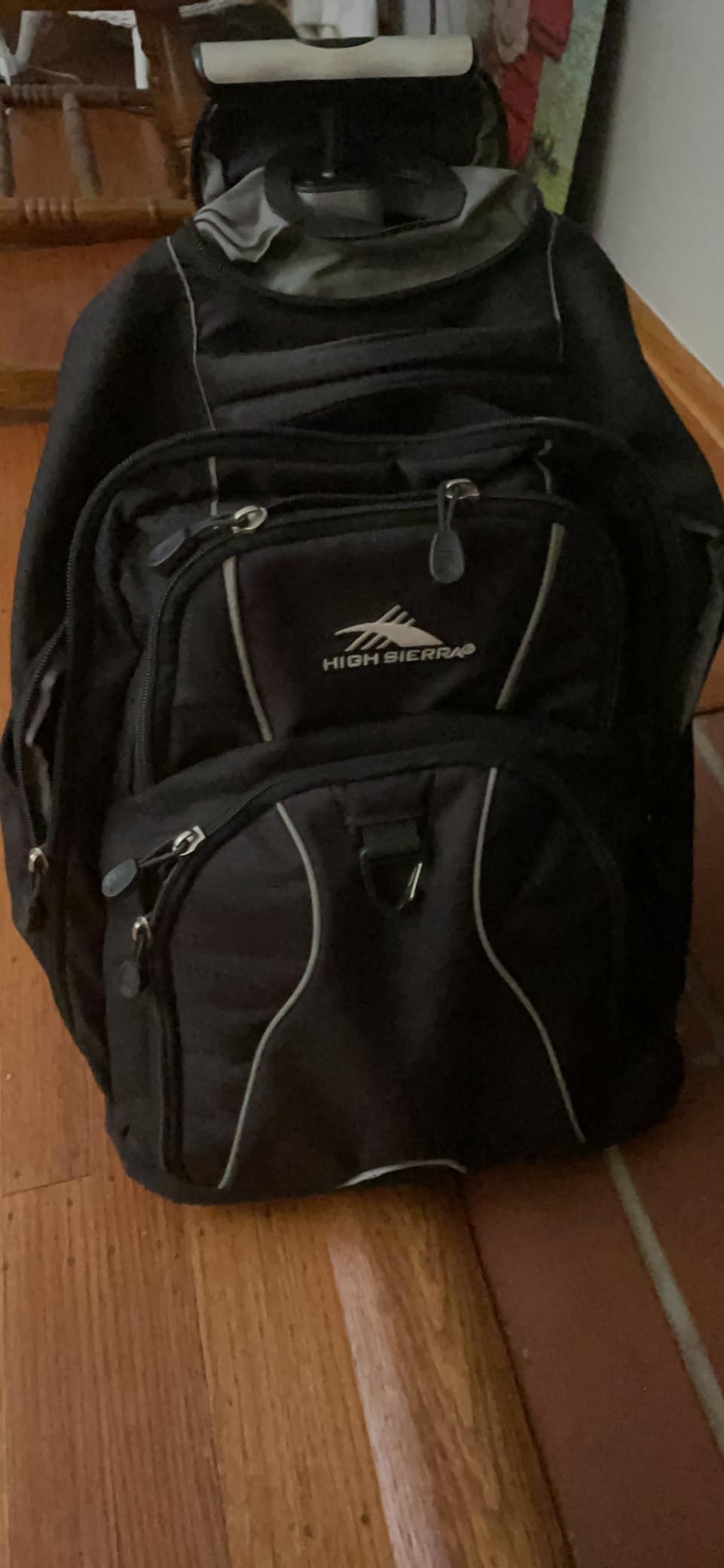 High Sierra Freewheel Wheeled Laptop Backpack, Black, 20.5 x 13.5 x 8-Inch customer photo 1