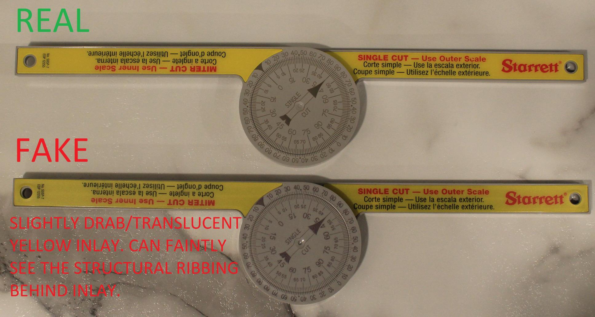 Starrett ProSite Miter Protractor, 7