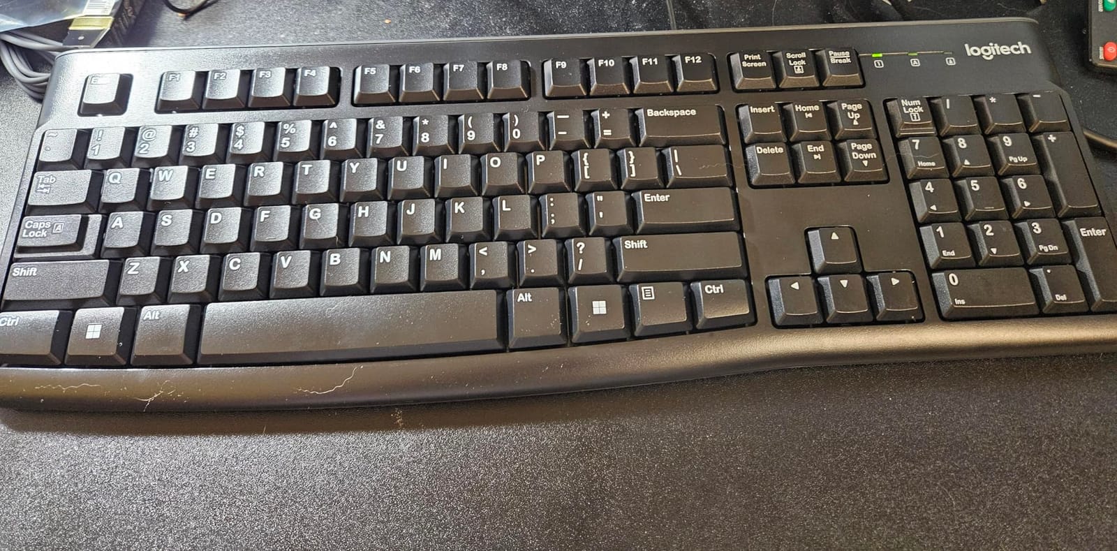 Logitech MK120 Full Size Wired Keyboard and Mouse Combo - Black customer photo 2