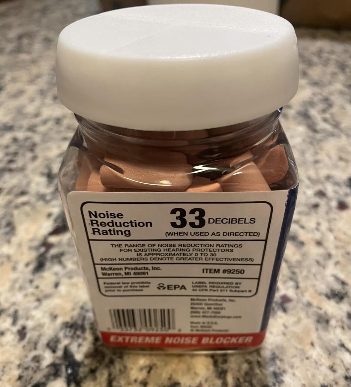 Mack's Ultra Soft Foam Earplugs, 50 Pair - 33dB Highest NRR | Made in USA customer photo 2