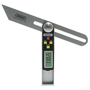 General Tools T-Bevel Gauge & Protractor - Digital Angle Finder with Full LCD Display & 8