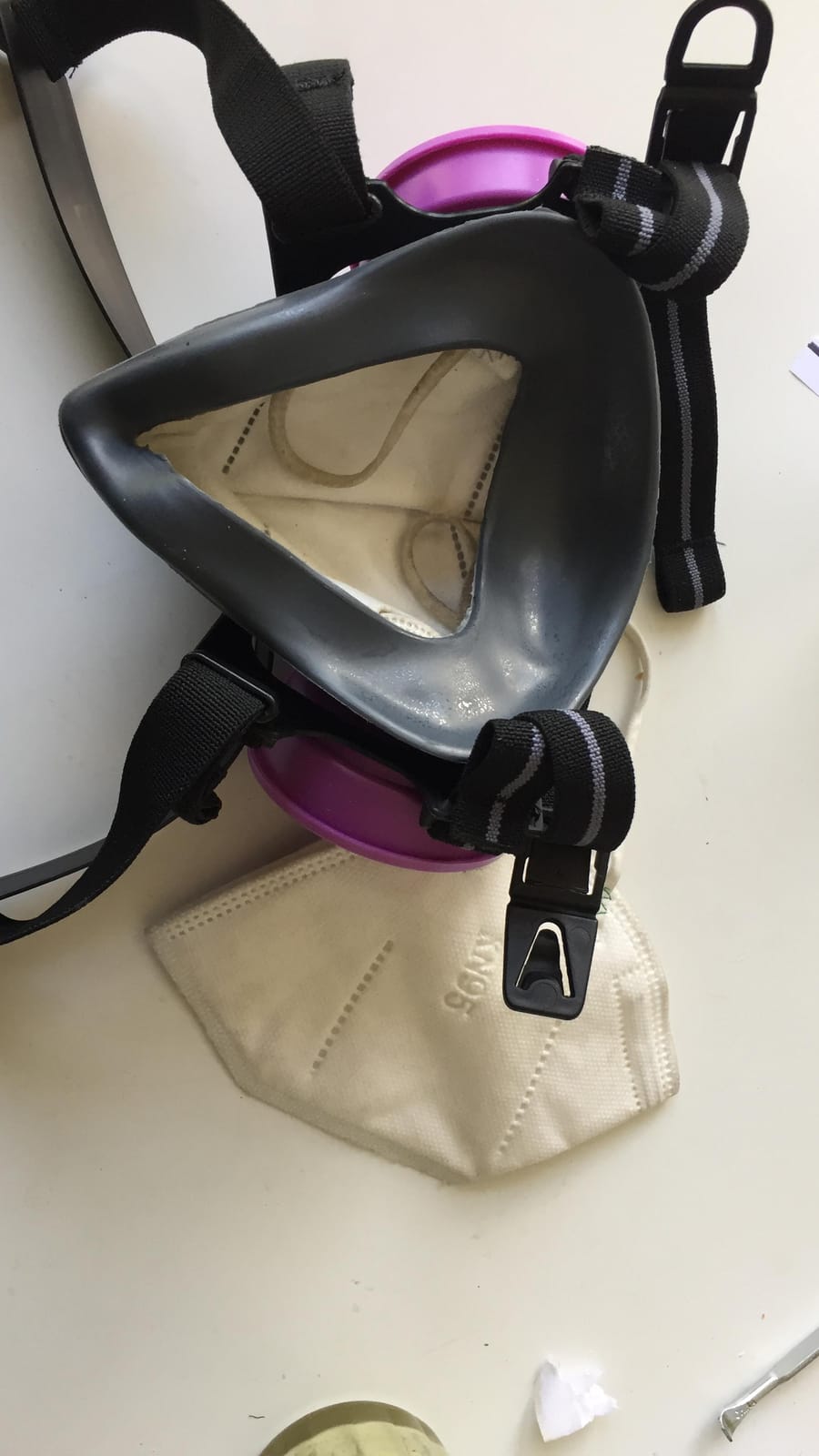 North Honeywell 5500 Series Half Mask Respirator Medium and 2 P100 filters (Bundle Pack) customer photo 2