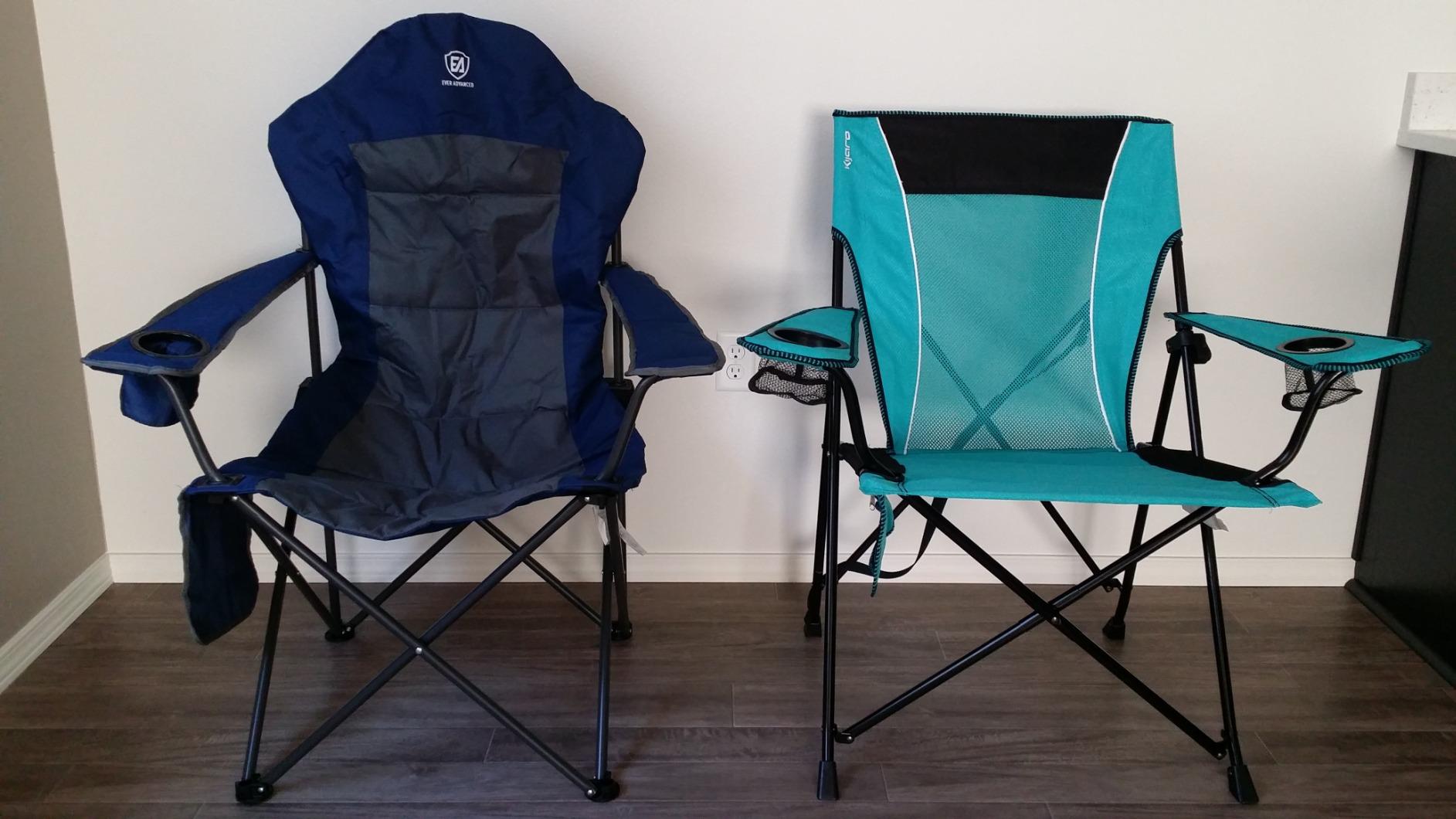 Kijaro Portable Camping Chairs - Enjoy the Outdoors with a Versatile Folding Sports Chair for Outdoor & Lawn - Dual Lock Feature Locks Position – Hallet Peak Gray customer photo 1