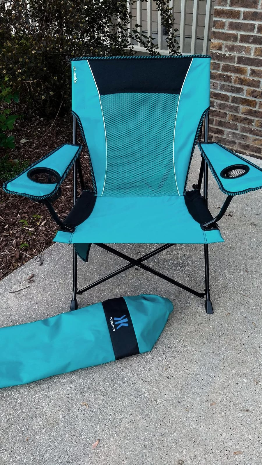 Kijaro Portable Camping Chairs - Enjoy the Outdoors with a Versatile Folding Sports Chair for Outdoor & Lawn - Dual Lock Feature Locks Position – Hallet Peak Gray customer photo 2