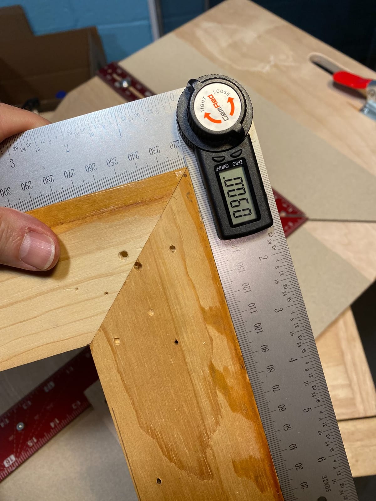 GemRed 82305 Digital Angle Finder Protractor Stainless Steel 7inch 200mm customer photo 2
