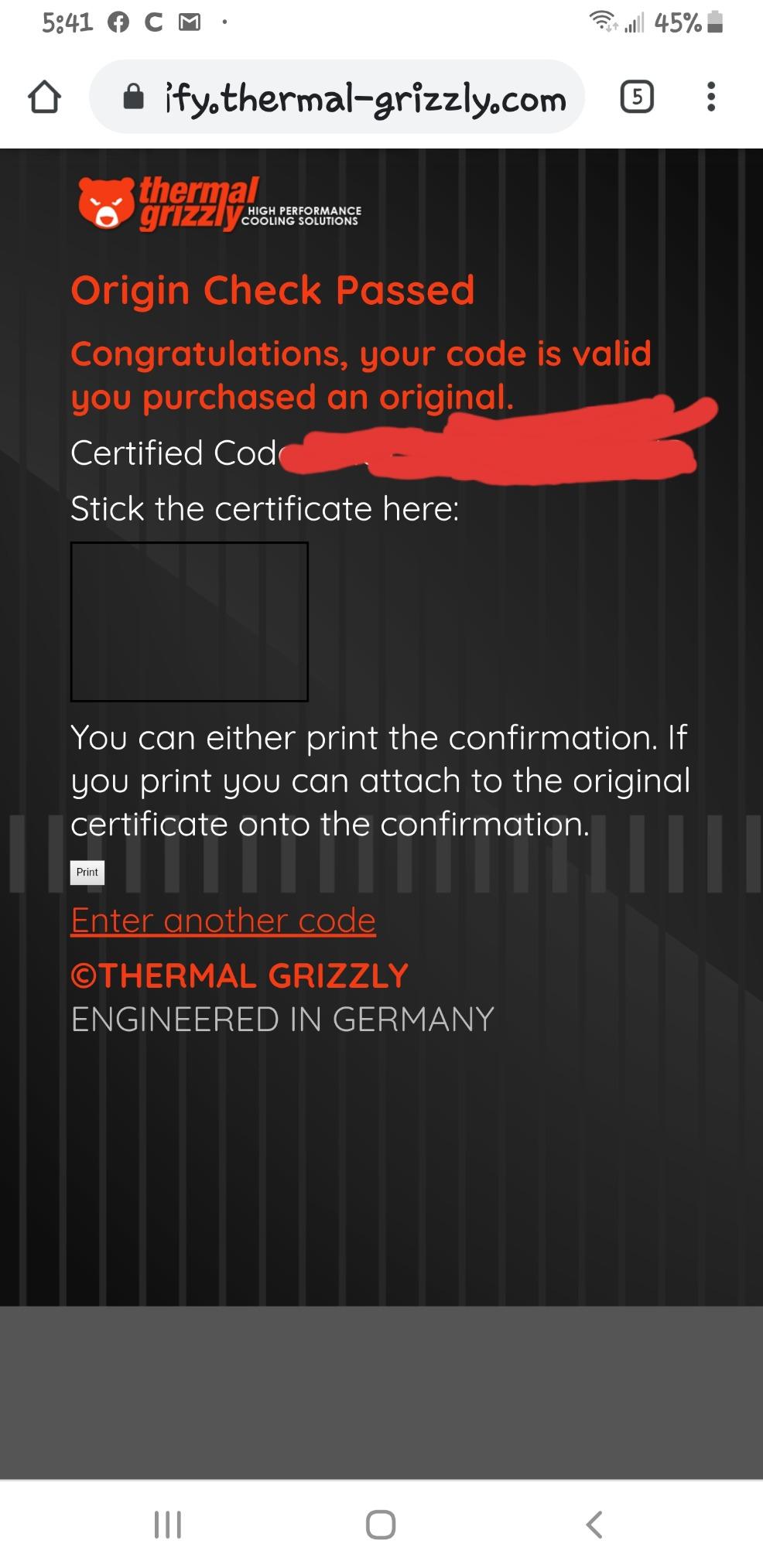 Thermal Grizzly Kryonaut - 1 Gram - Extremely High Performance customer photo 2