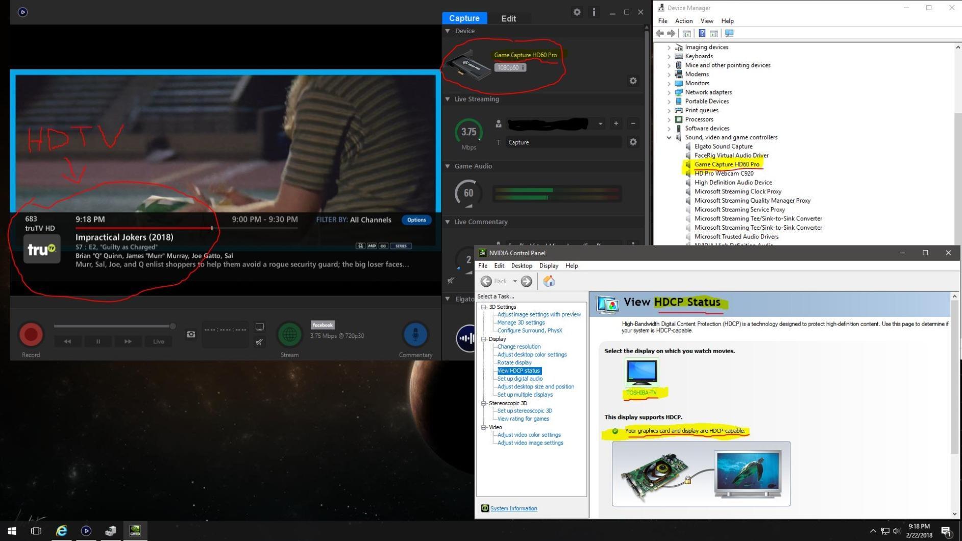 Elgato HD60 Pro1080p60 Capture and Passthrough, PCIe Capture Card, Low-Latency Technology, PS5, PS4, Xbox Series X/S, Xbox One customer photo 2