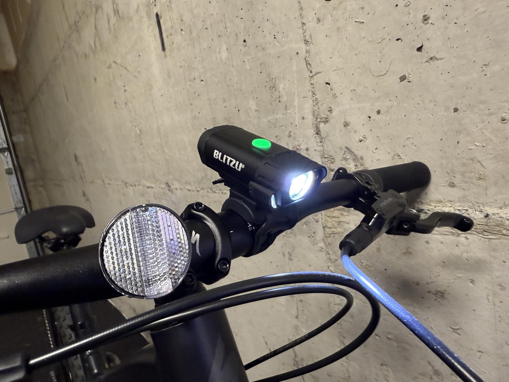 USB Rechargeable Bike Lights Set with Bell, LED Bicycle Front Rear Light customer photo 2