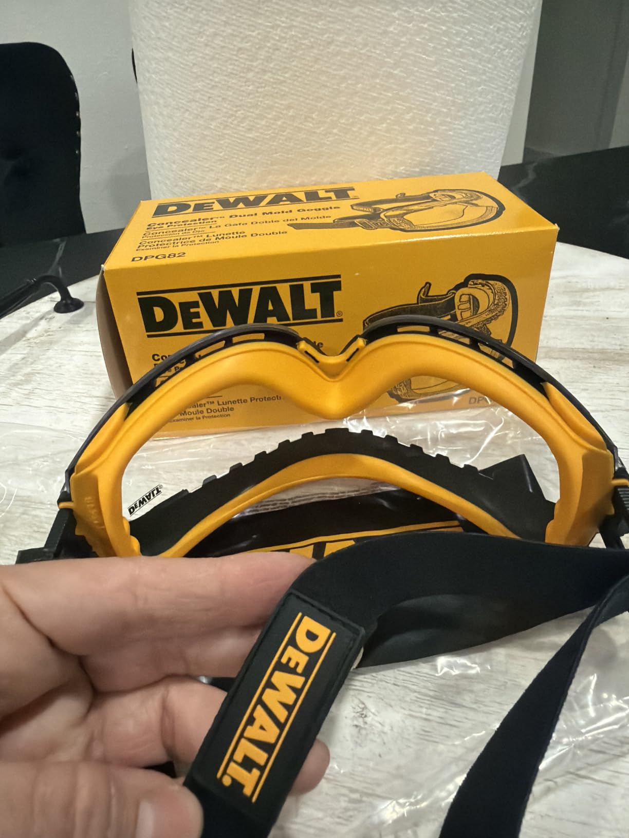 Dewalt DPG82 Concealer Anti-Fog Dual Mold Safety Goggle - 1 Pair customer photo 1
