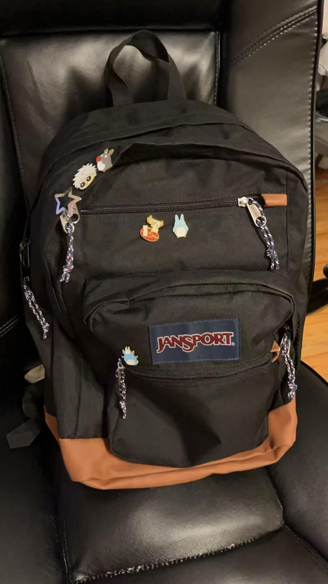 JanSport Cool Backpack, with 15-inch Laptop Sleeve - Large Computer Bag Rucksack with 2 Compartments, Ergonomic Straps, Black customer photo 2