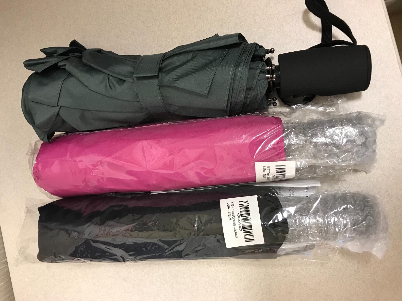 Windproof Travel Umbrella Auto Open Close, Compact 42