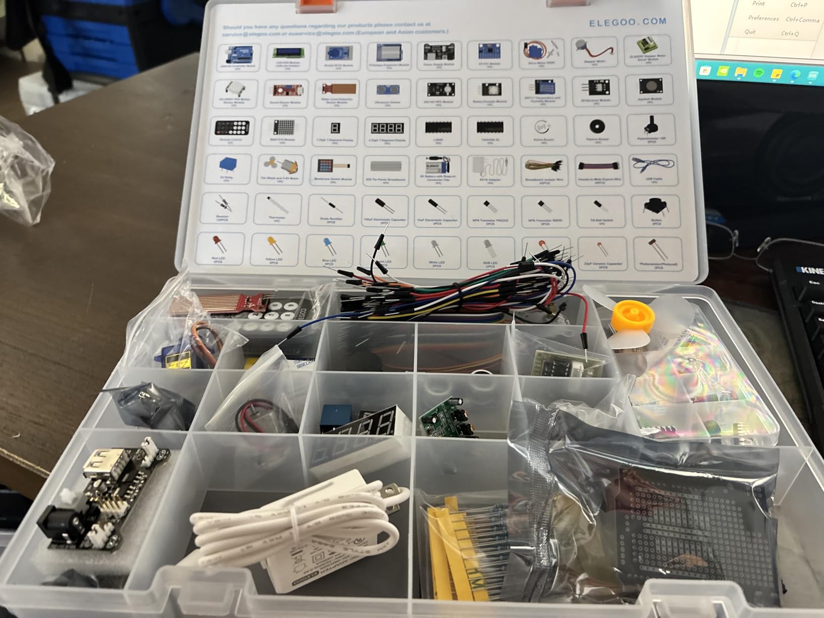ELEGOO UNO R3 Project Most Complete Starter Kit, Compatible with Arduino customer photo 1