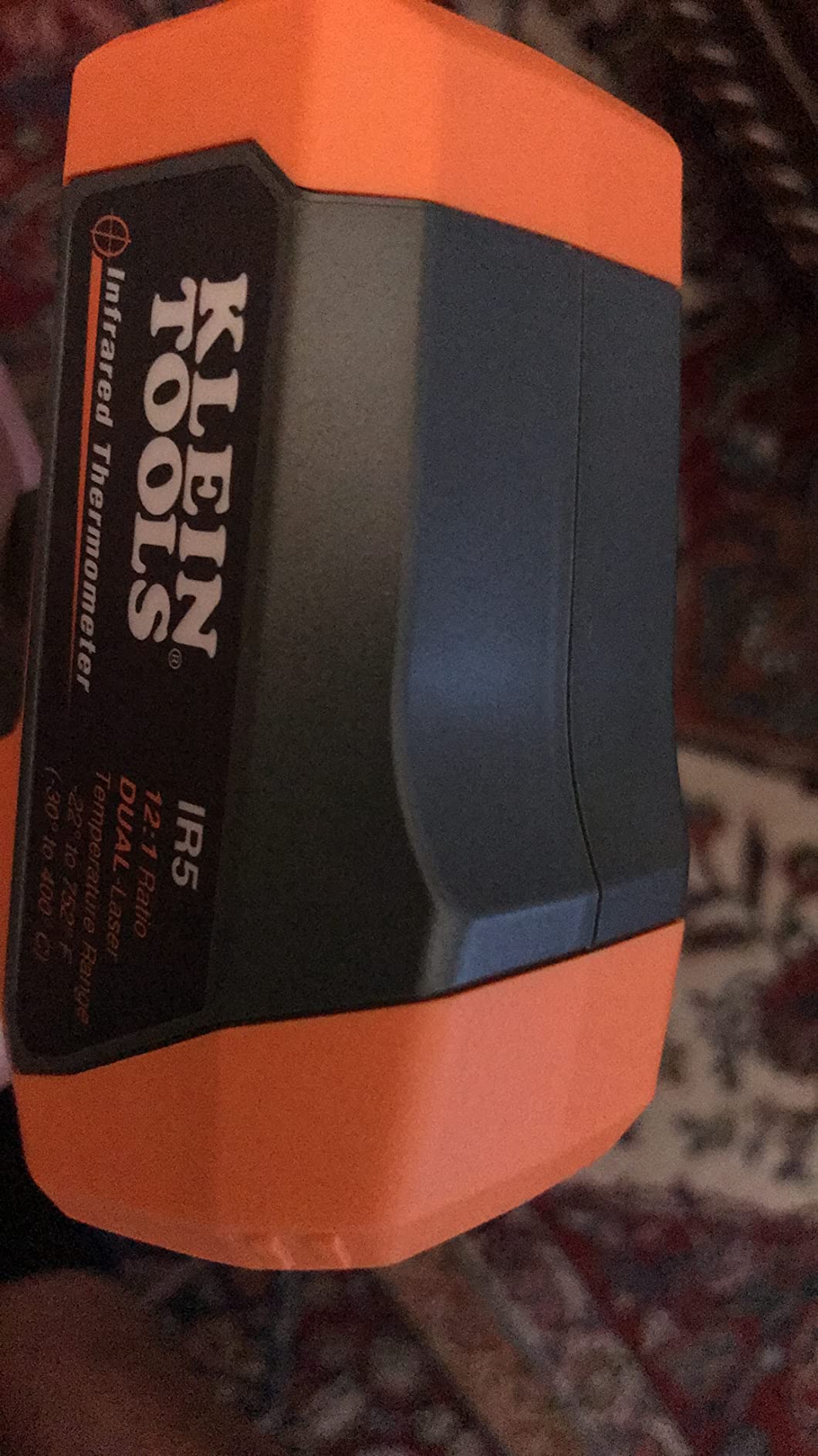 Klein Tools IR5 Dual Laser 12:1 Infrared Thermometer, Digital Thermometer Gun with Backlit Display, Dual Laser Targeting and Auto Scan, Wide Temperature Range customer photo 2