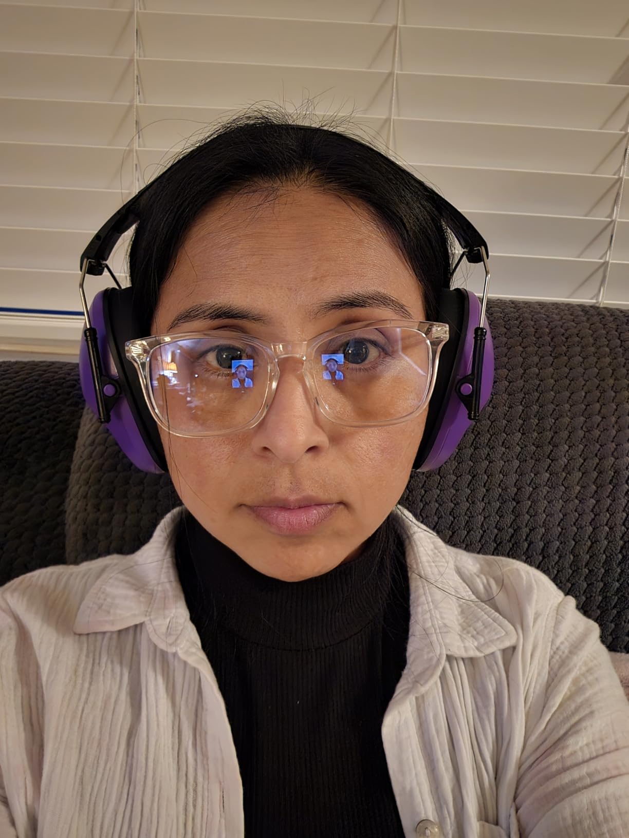 Pro For Sho 34dB NRR Ear Protection, Noise Reduction Ear Muffs - Grey customer photo 2