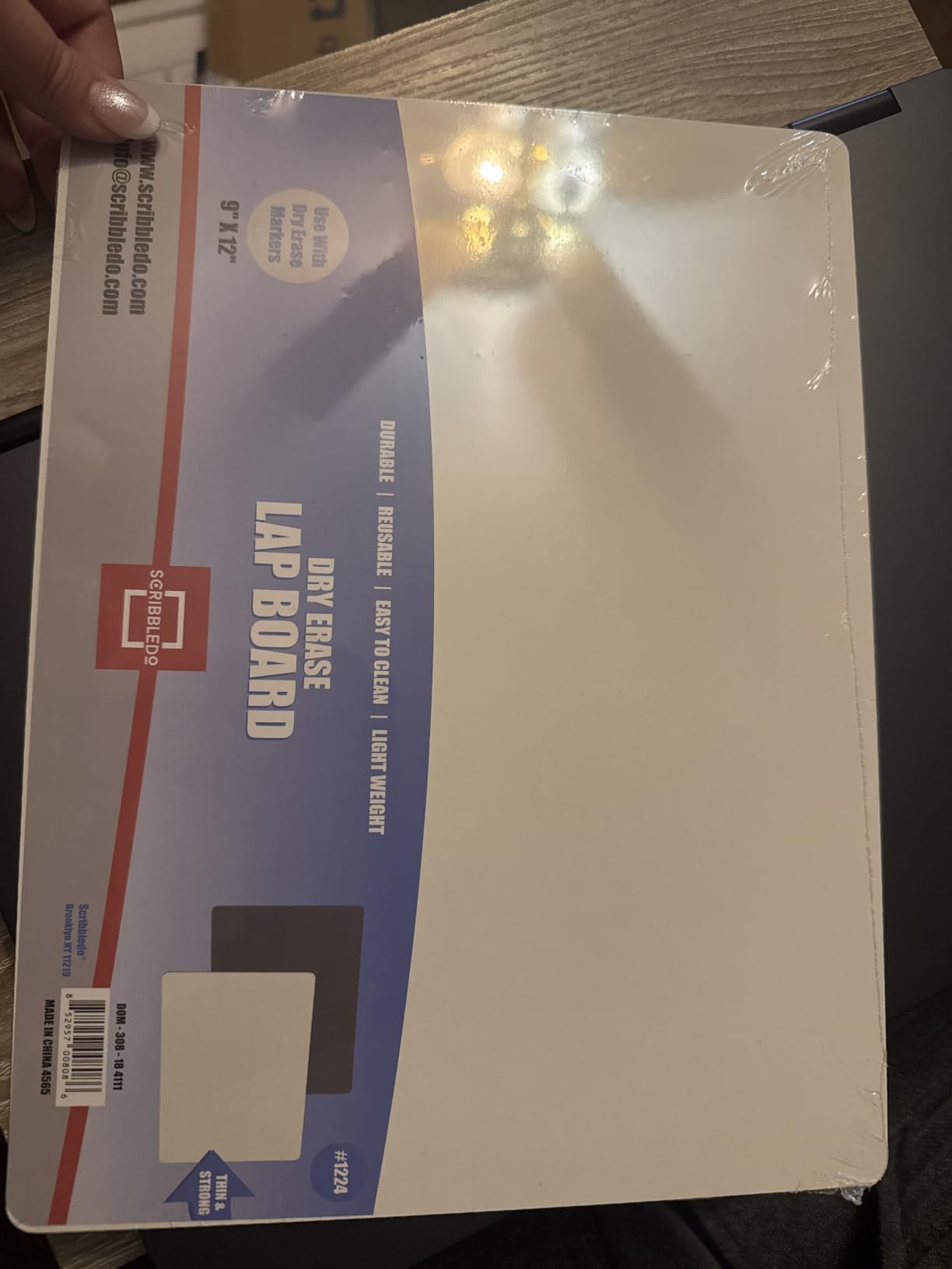 Scribbledo Small Dry Erase Whiteboard for Students 9x12 customer photo 1
