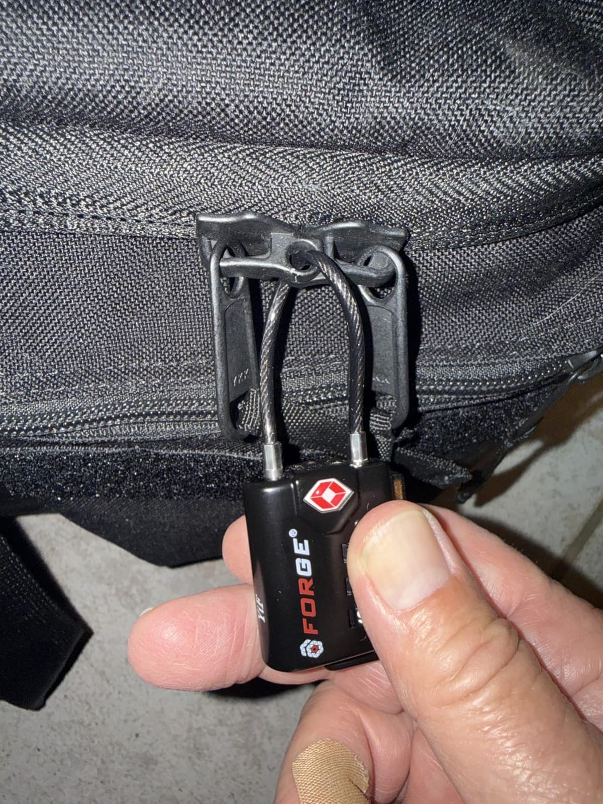 TSA Approved Cable Luggage Locks, Re-settable Combination with Alloy Body customer photo 2