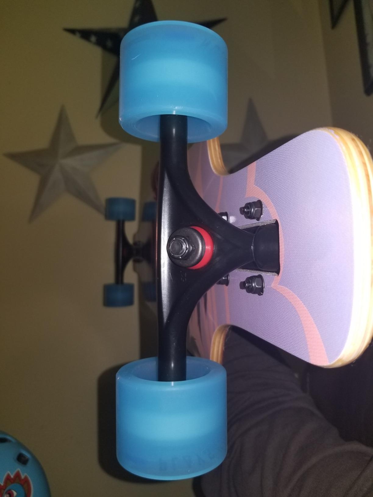 Playshion 39 Inch Drop Through Longboard Skateboard for Beginners customer photo 2