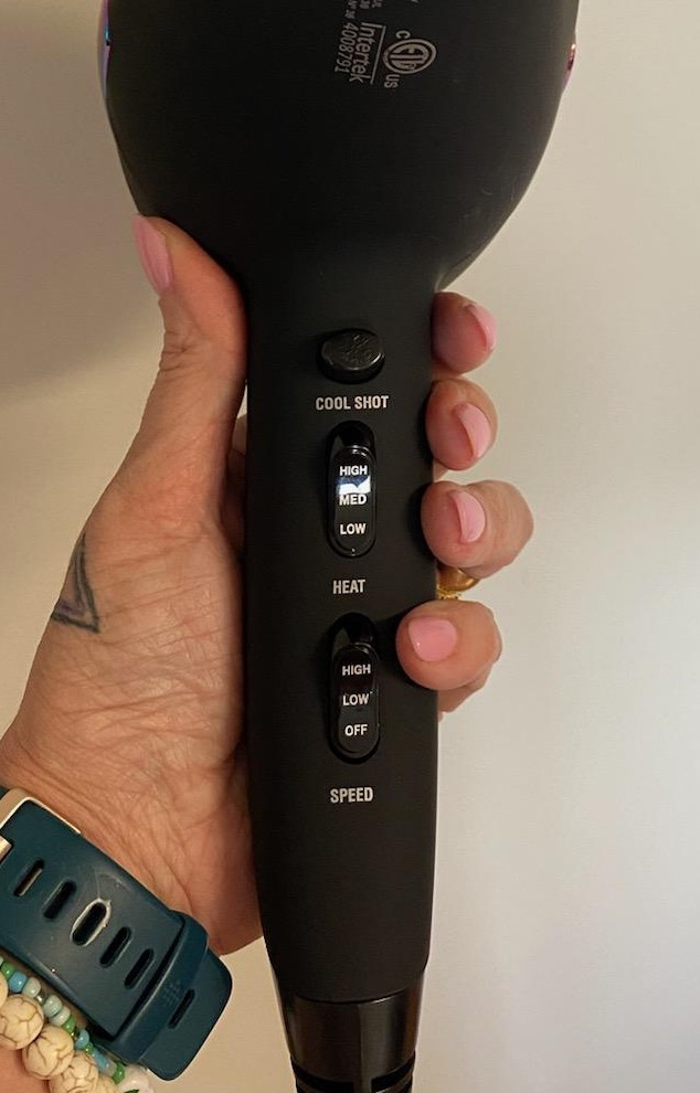Hot Tools Pro Artist 2100 Ionic Turbo Hair Dryer, 1875 Watts, Black customer photo 2