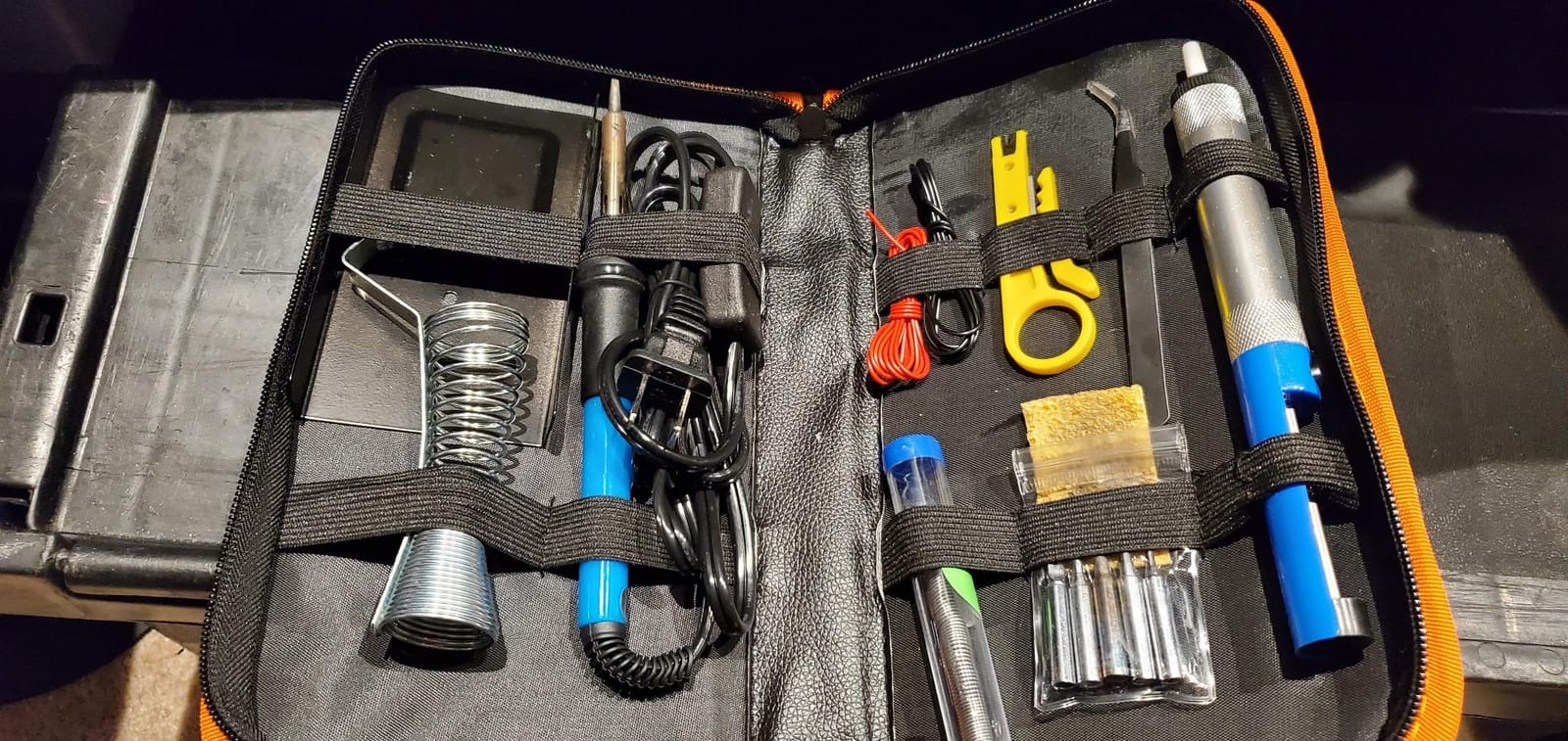 Soldering Iron Kit Electronics,60W Adjustable Temperature Welding pen customer photo 2