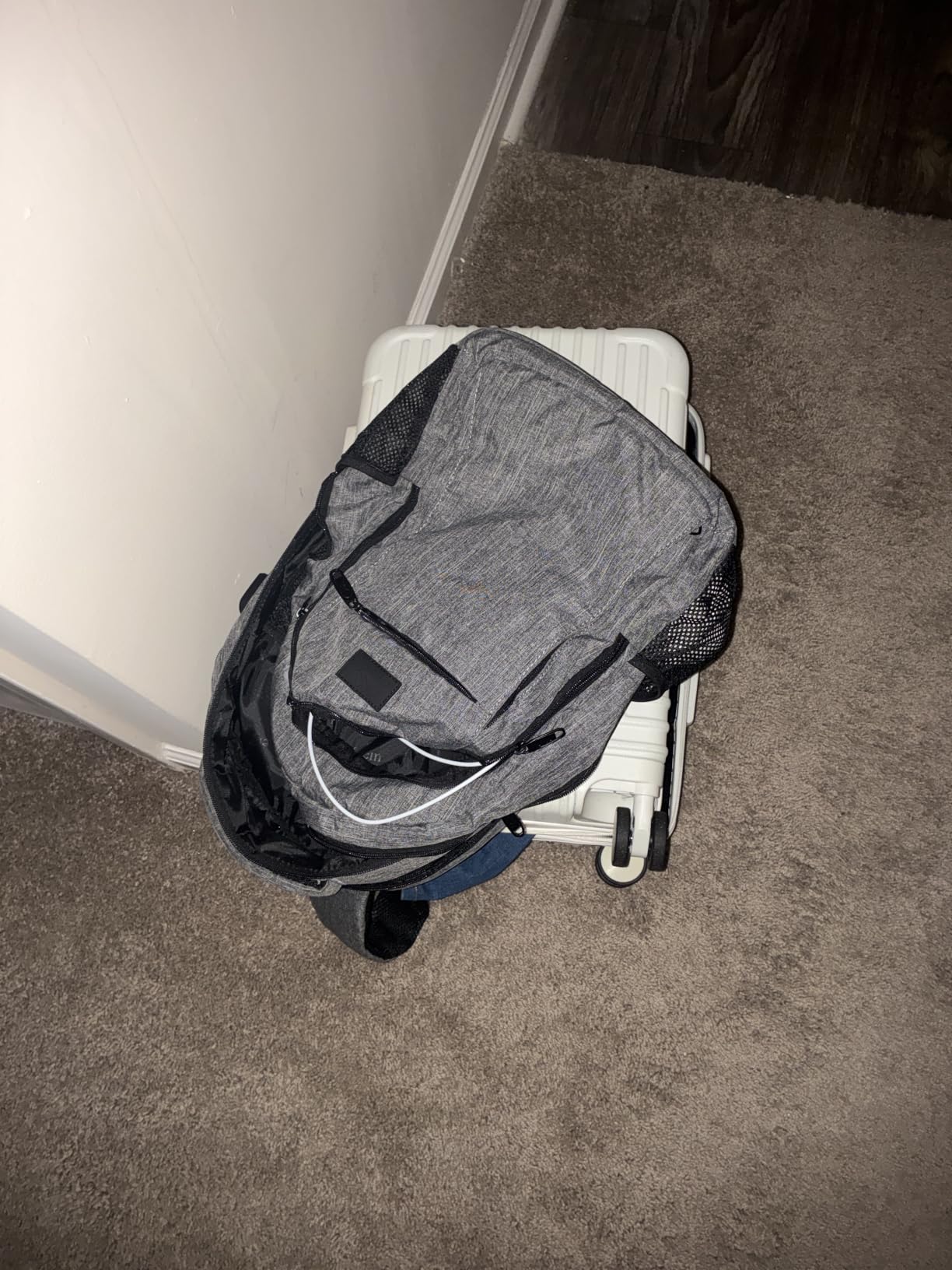 MATEIN Travel Laptop Backpack, 15.6 Inch College School Computer Bag, Grey customer photo 2