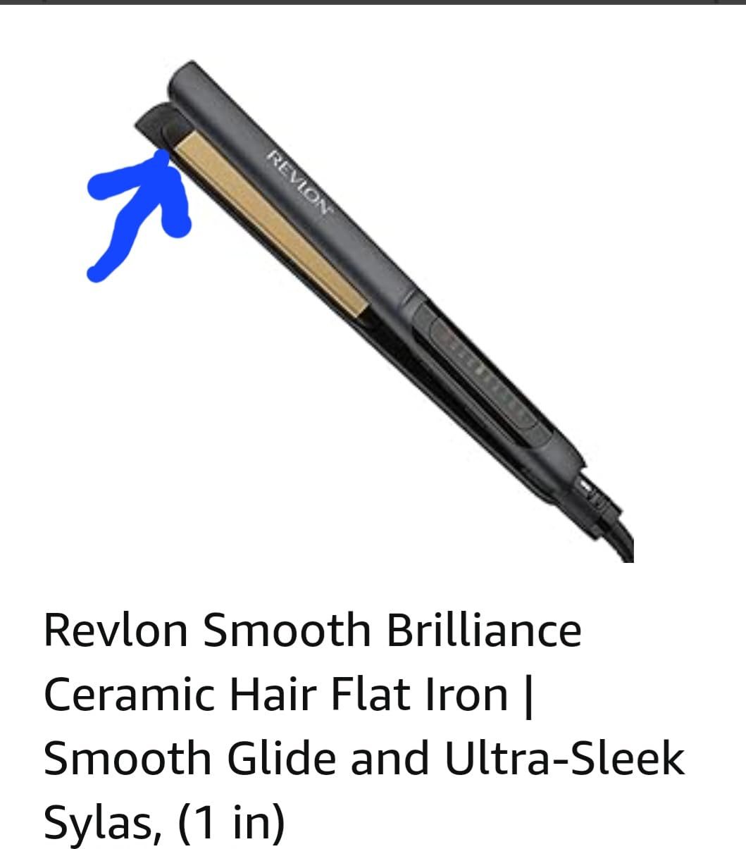 Revlon Smooth Brilliance Ceramic Hair Flat Iron | Smooth Glide and Ultra-Sleek Sylas, (1 in) customer photo 2