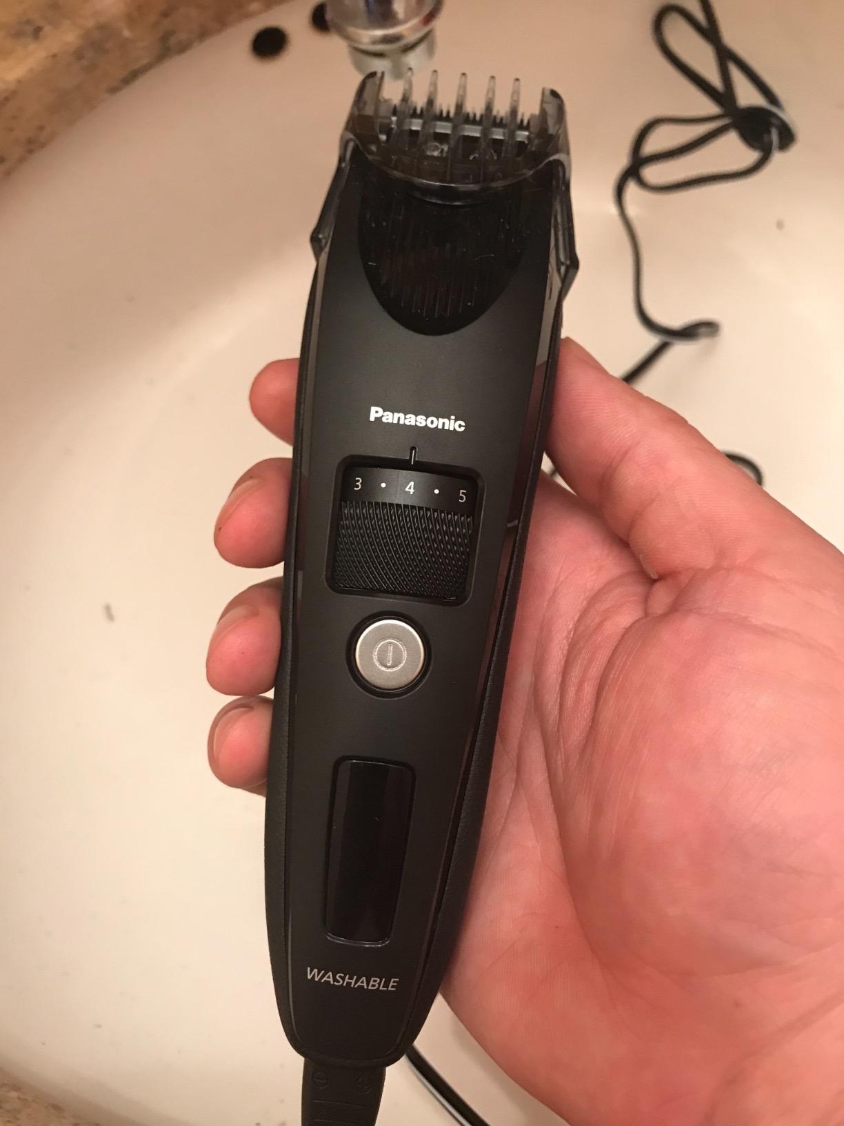 Panasonic Beard Trimmer for Men, Facial Hair Trimmer w/ 19 Length Settings customer photo 2