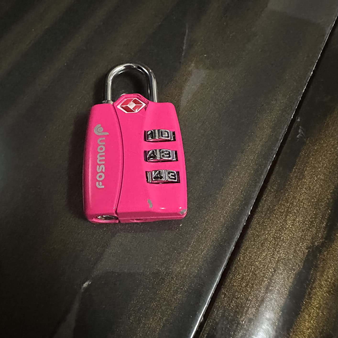 Fosmon TSA Approved Luggage Locks, 3-Digit Combination Padlock, 4 Pack customer photo 2