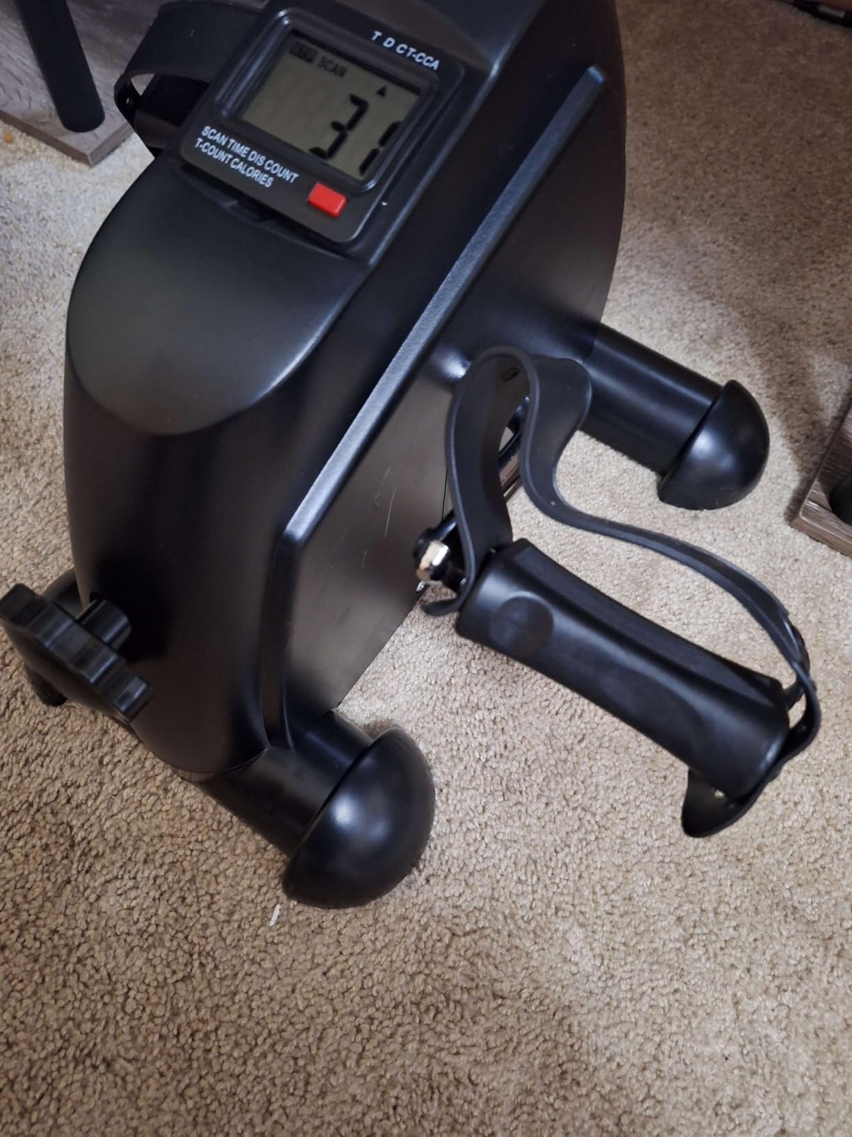 Mini Exercise Bike, AGM Under Desk Bike Pedal Exerciser Foot Cycle Arm & Leg Pedal Exerciser with LCD Screen Displays customer photo 2