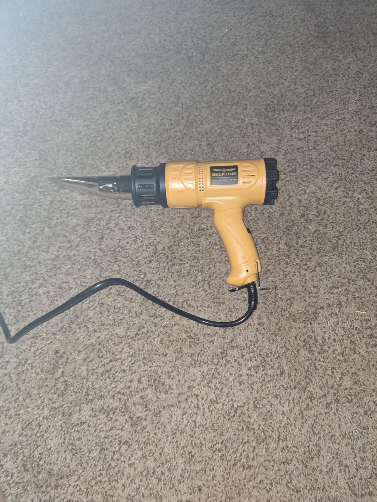 SEEKONE 1800W Heat Gun Variable Temp 122℉-1202℉ for Crafts, Shrink Wrap customer photo 2