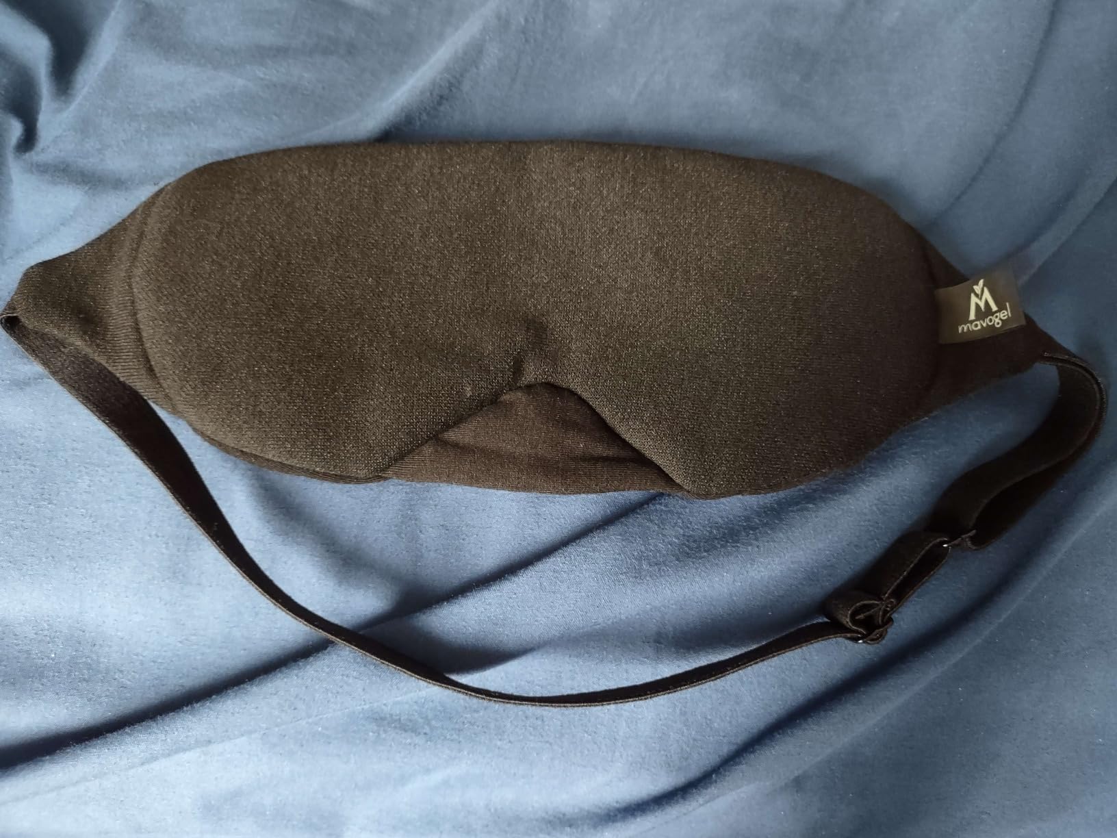 Mavogel Cotton Sleep Eye Mask, Light Blocking with Adjustable Nose Bridge customer photo 1
