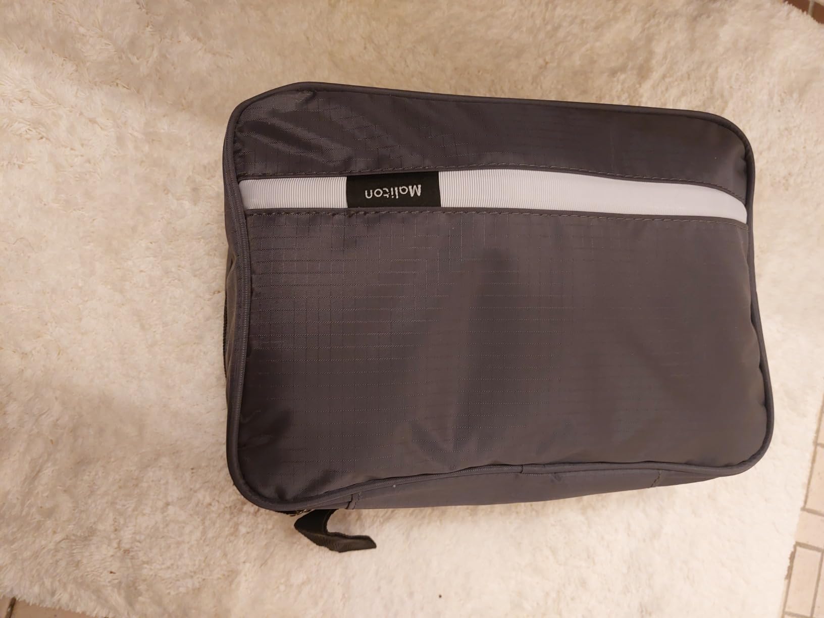 Maliton Toiletry Bag for Men & Women Travel Toiletry Bag Hanging Toiletry Bag Hygiene Bag with 4 Compartments Waterproof Bathroom Shower Bag for Traveling(Black) customer photo 1