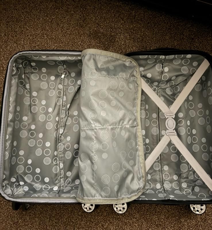 Rockland London Hardside Spinner Wheel Luggage, Blue, Carry-On 20-Inch customer photo 1