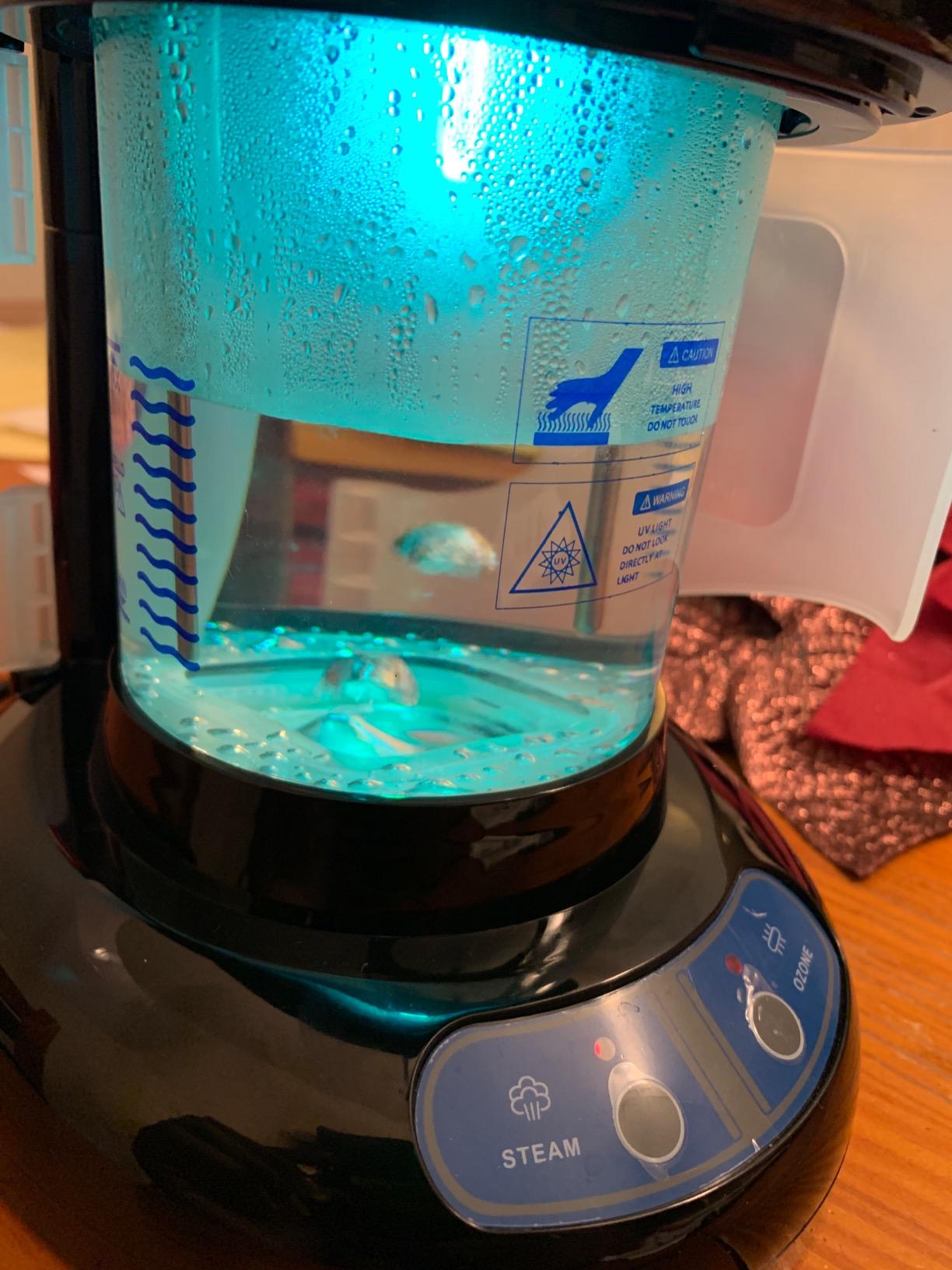 2 in 1 Hair Steamer for Natural Hair & Ozone Facial Steamer customer photo 1