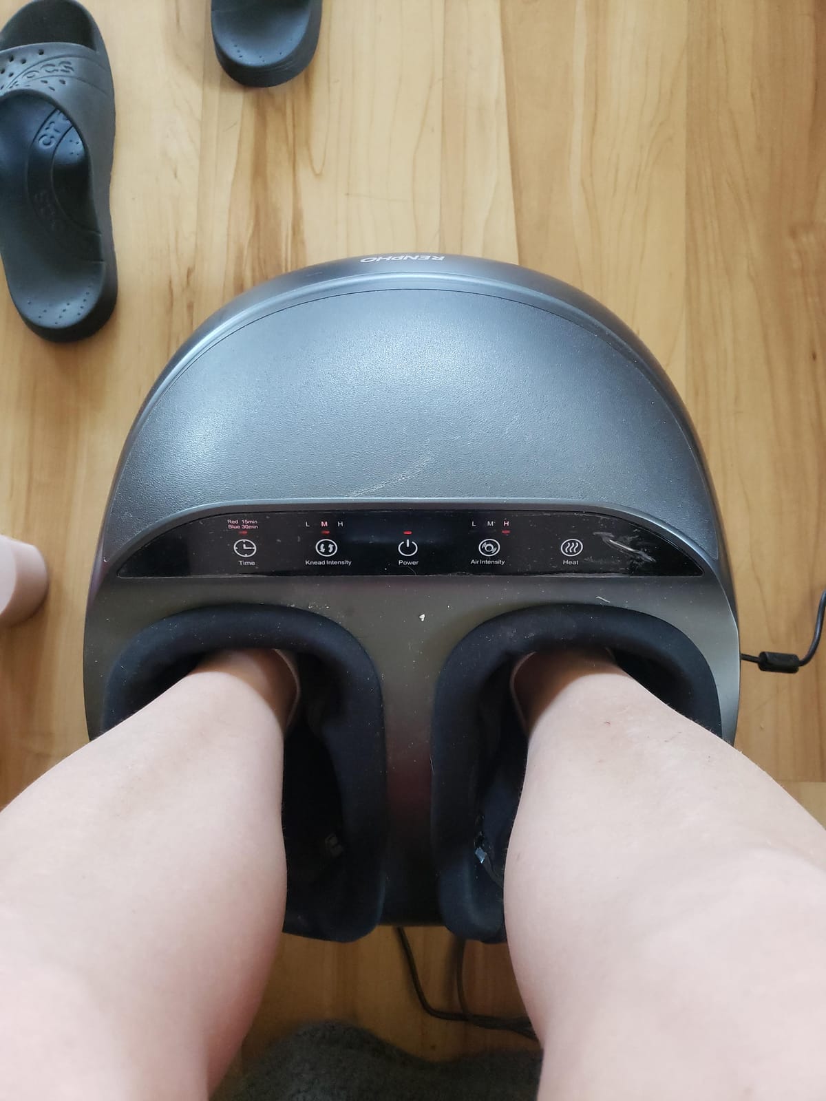RENPHO Full Foot Massager with Heat, Deep Shiatsu for Plantar Fasciitis customer photo 2