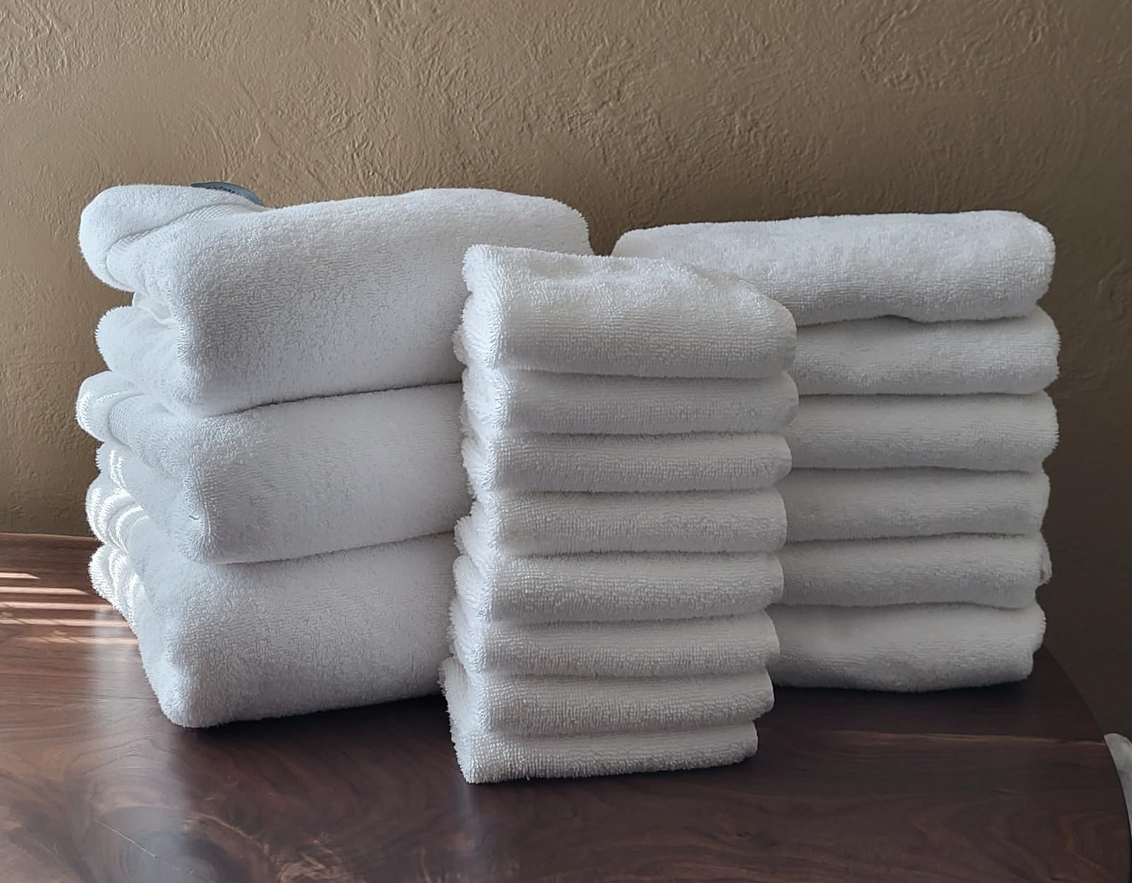 Luxury White Bath Towel Set of 8 Pieces - 100% Turkish Cotton 700 GSM Highly Absorbent Towels for Bathroom, 2 Bath Towels, 2 Hand Towels, 4 Washcloths customer photo 2