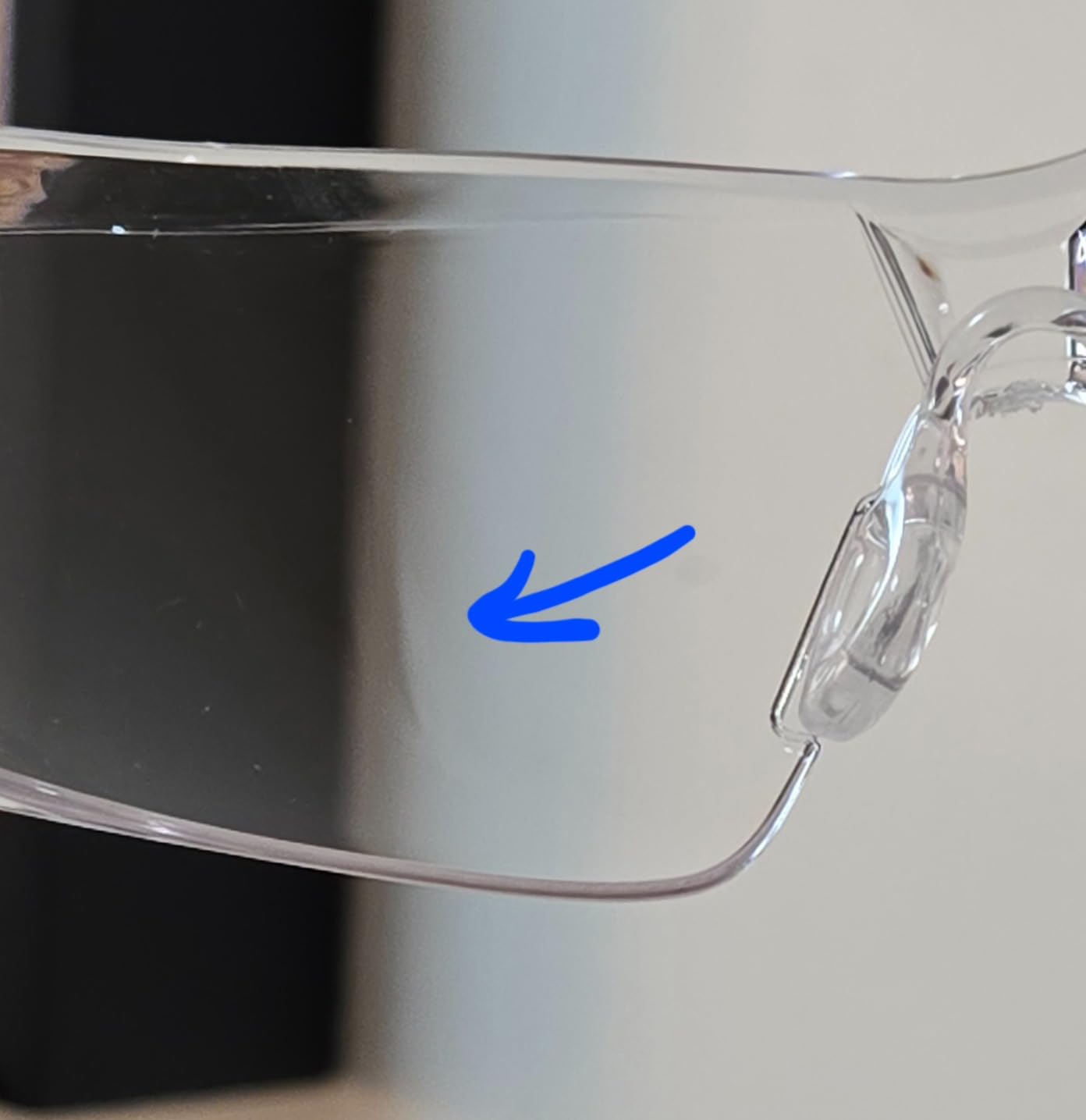 NoCry Clear Safety Glasses for Men and Women with Anti-Fog and Scratch Resistant Wrap Around Lenses, Adjustable Temples and Nose Pads — ANSI Z87 Certified Protective Eyewear with 100% UV Shielding customer photo 1