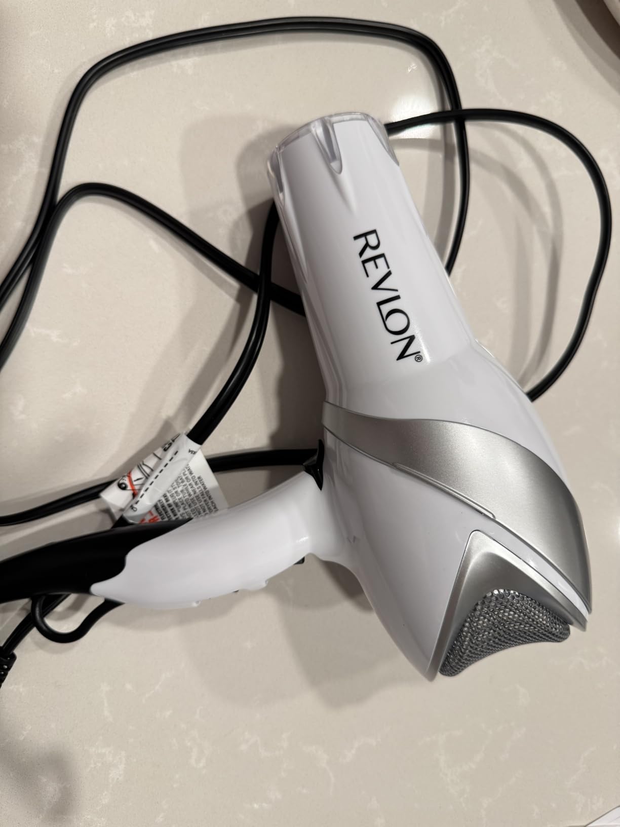 REVLON Infrared Ionic Hair Dryer with Diffuser & Concentrator, White customer photo 1