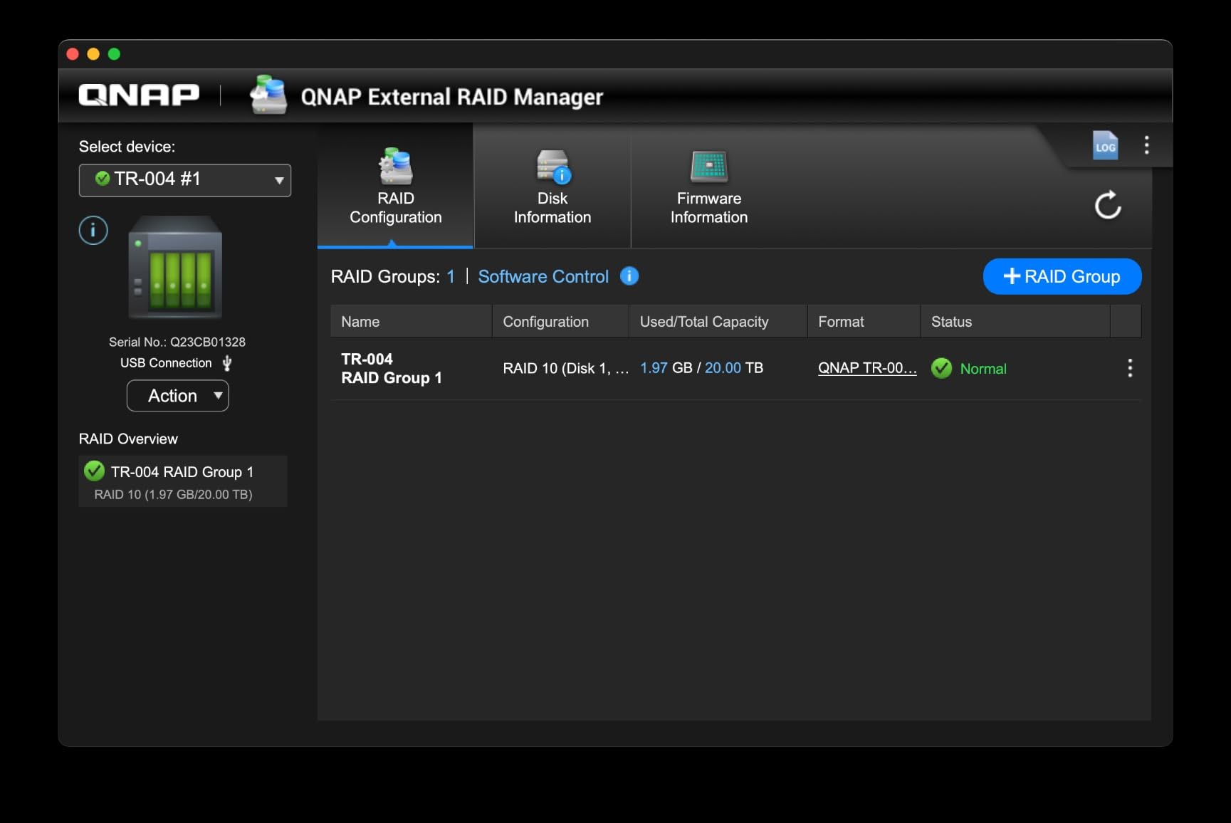 QNAP TR-004 4 Bay USB Type-C Direct Attached Storage (DAS) with hardware RAID (Diskless) customer photo 2